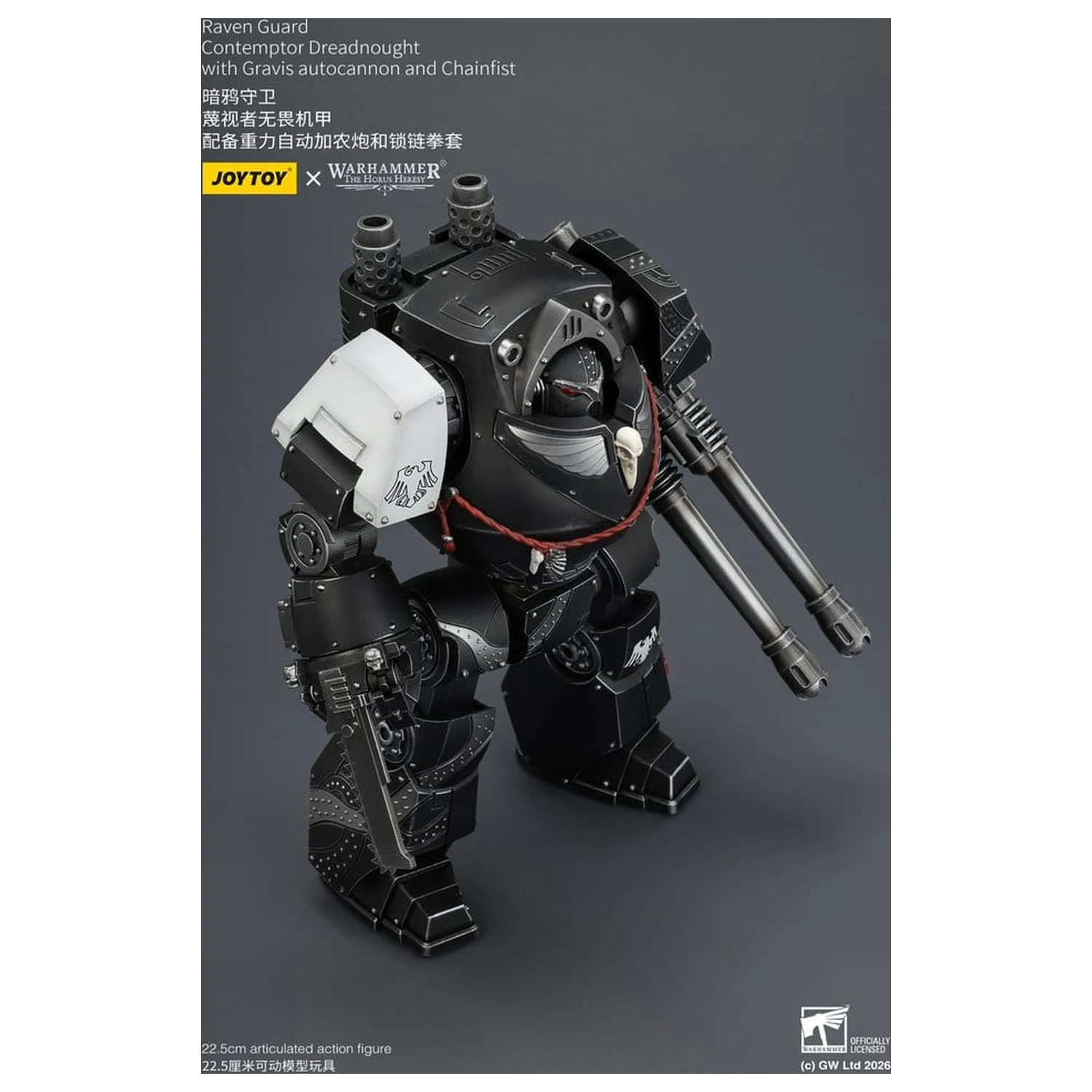 Warhammer 40,000 Figurina de actiune Raven Guard Contemptor Dreadnought 23 cm poza produsului