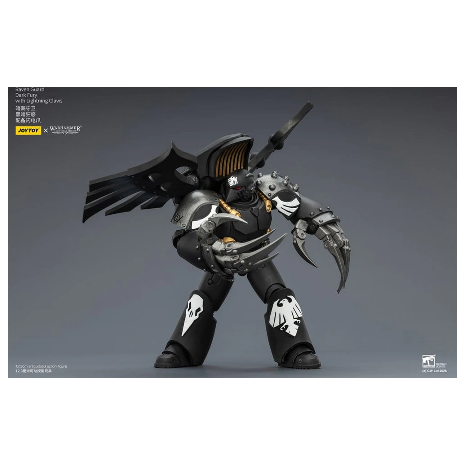 Warhammer 40,000 Figurina de acțiune Raven Guard Dark Fury 12 cm poza produsului