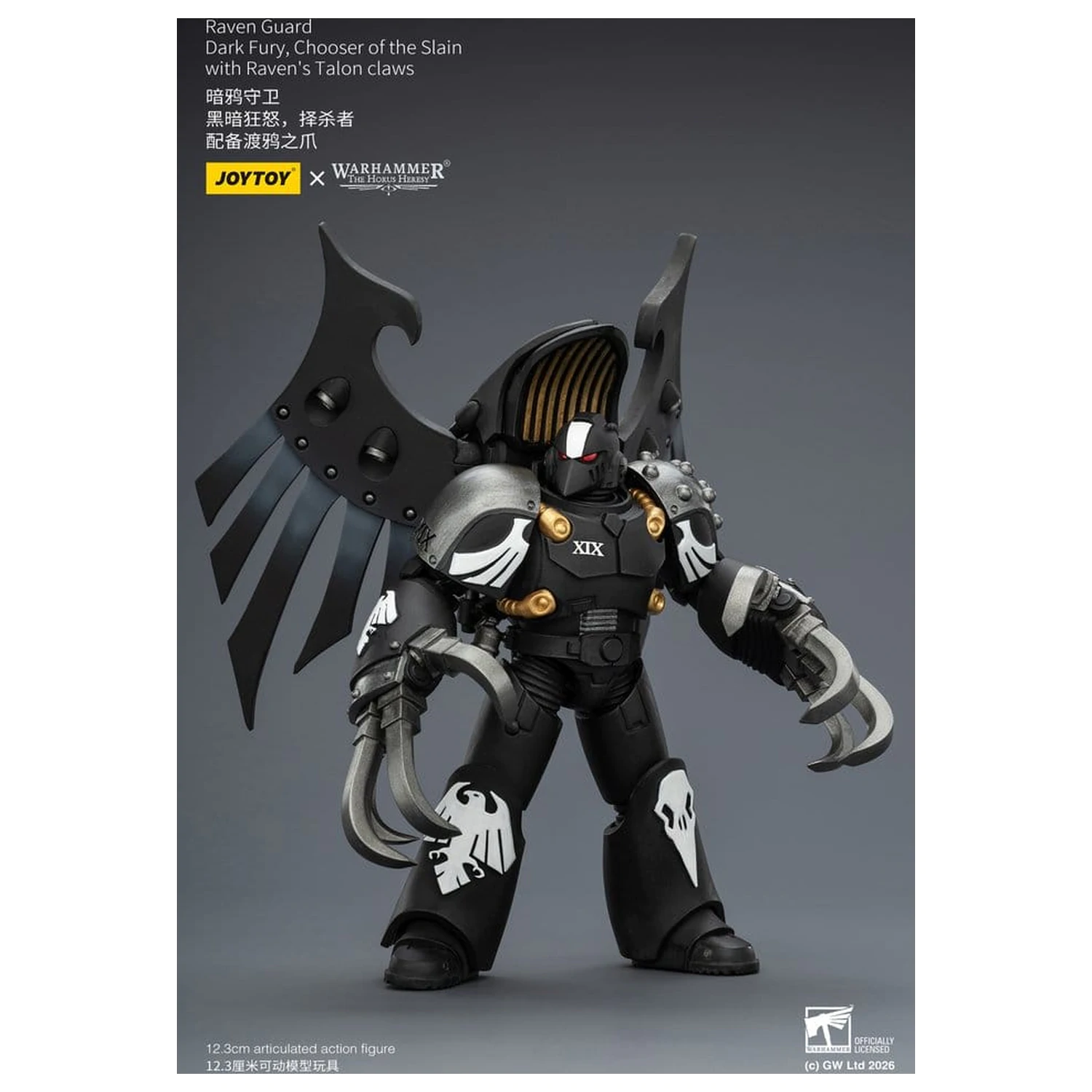 Warhammer 40,000 Figurina de actiune Raven Guard Dark Fury, Chooser of the Slain 12 cm poza produsului