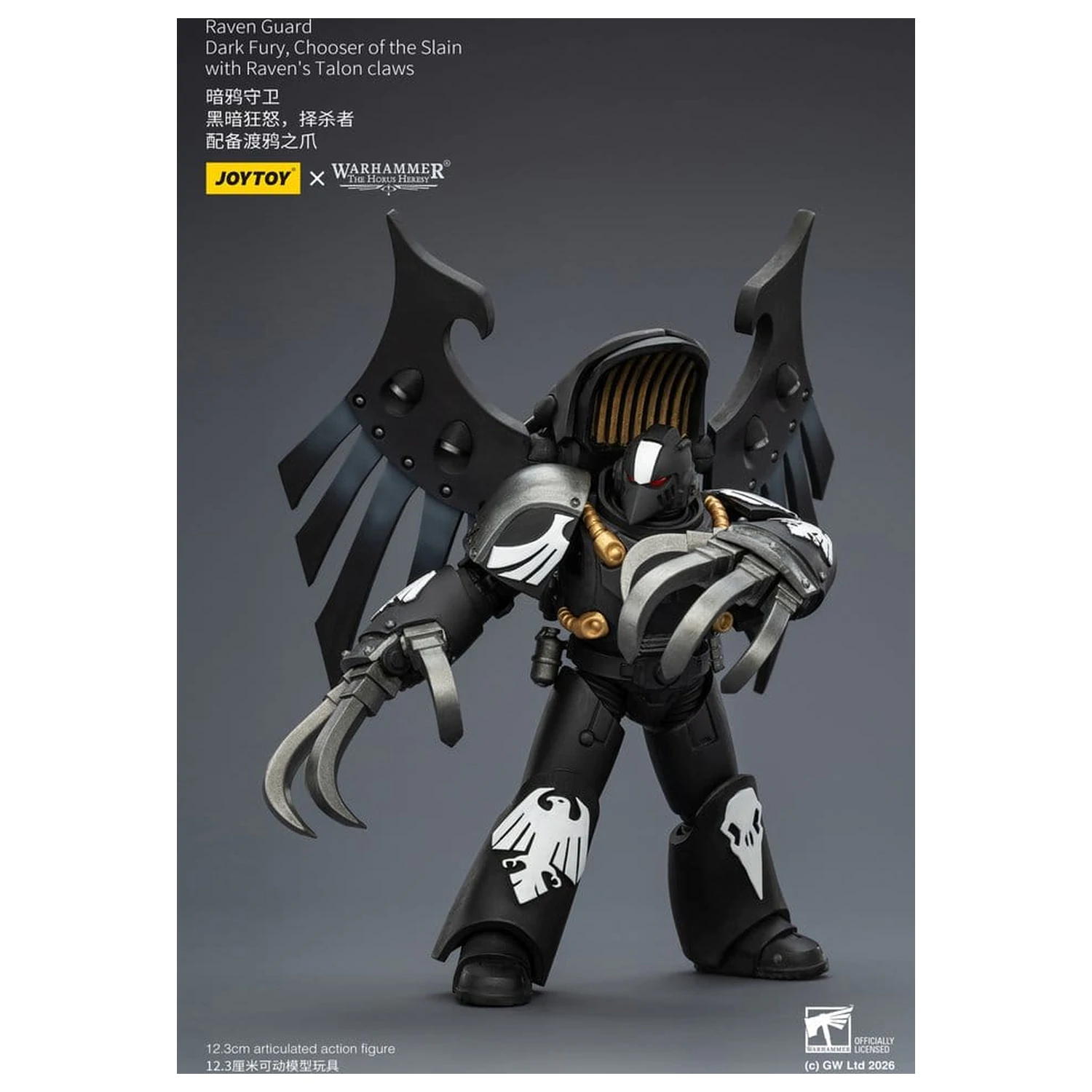 Warhammer 40,000 Figurina de actiune Raven Guard Dark Fury, Chooser of the Slain 12 cm poza produsului