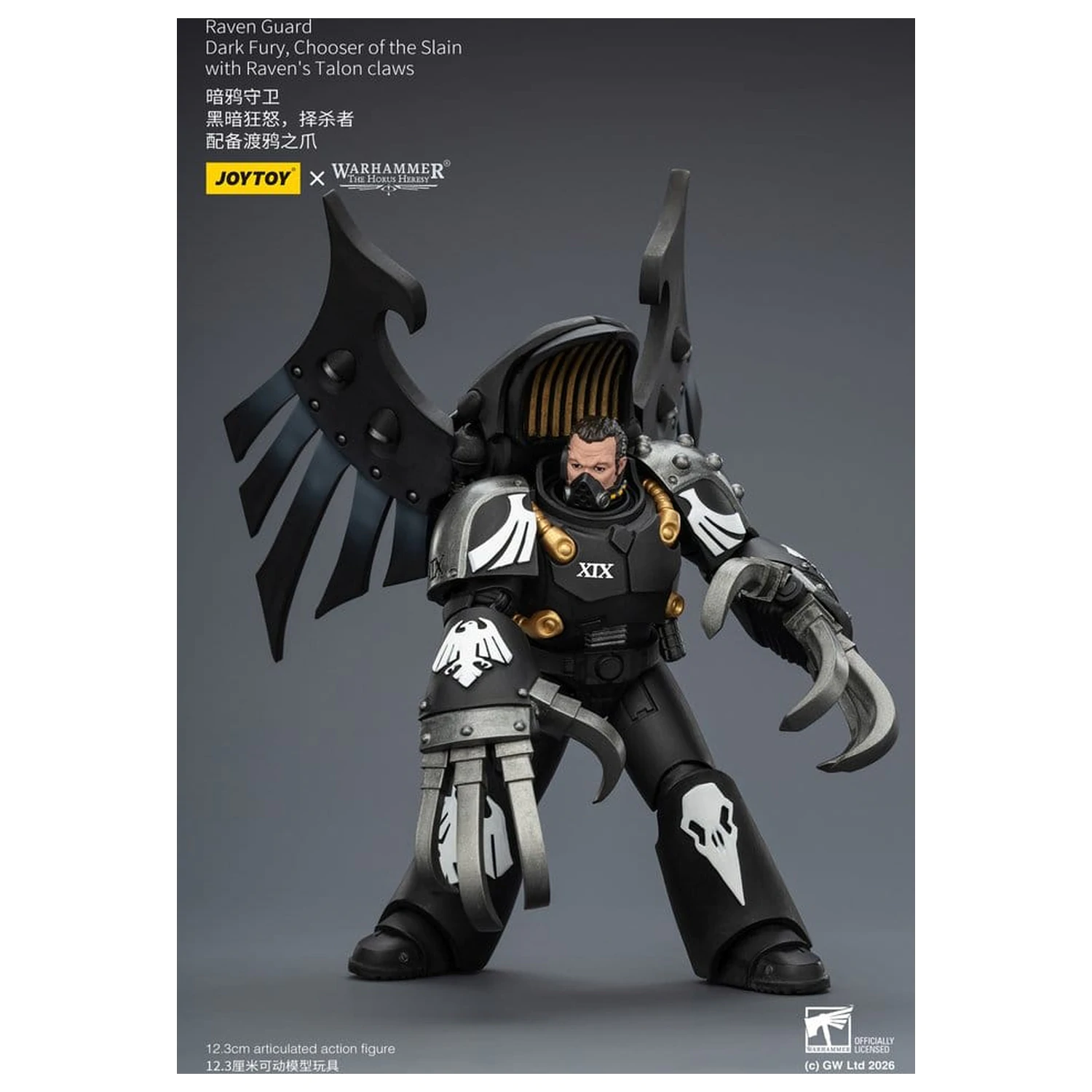 Warhammer 40,000 Figurina de actiune Raven Guard Dark Fury, Chooser of the Slain 12 cm poza produsului