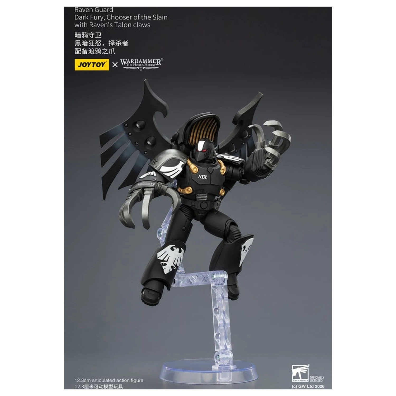 Warhammer 40,000 Figurina de actiune Raven Guard Dark Fury, Chooser of the Slain 12 cm poza produsului