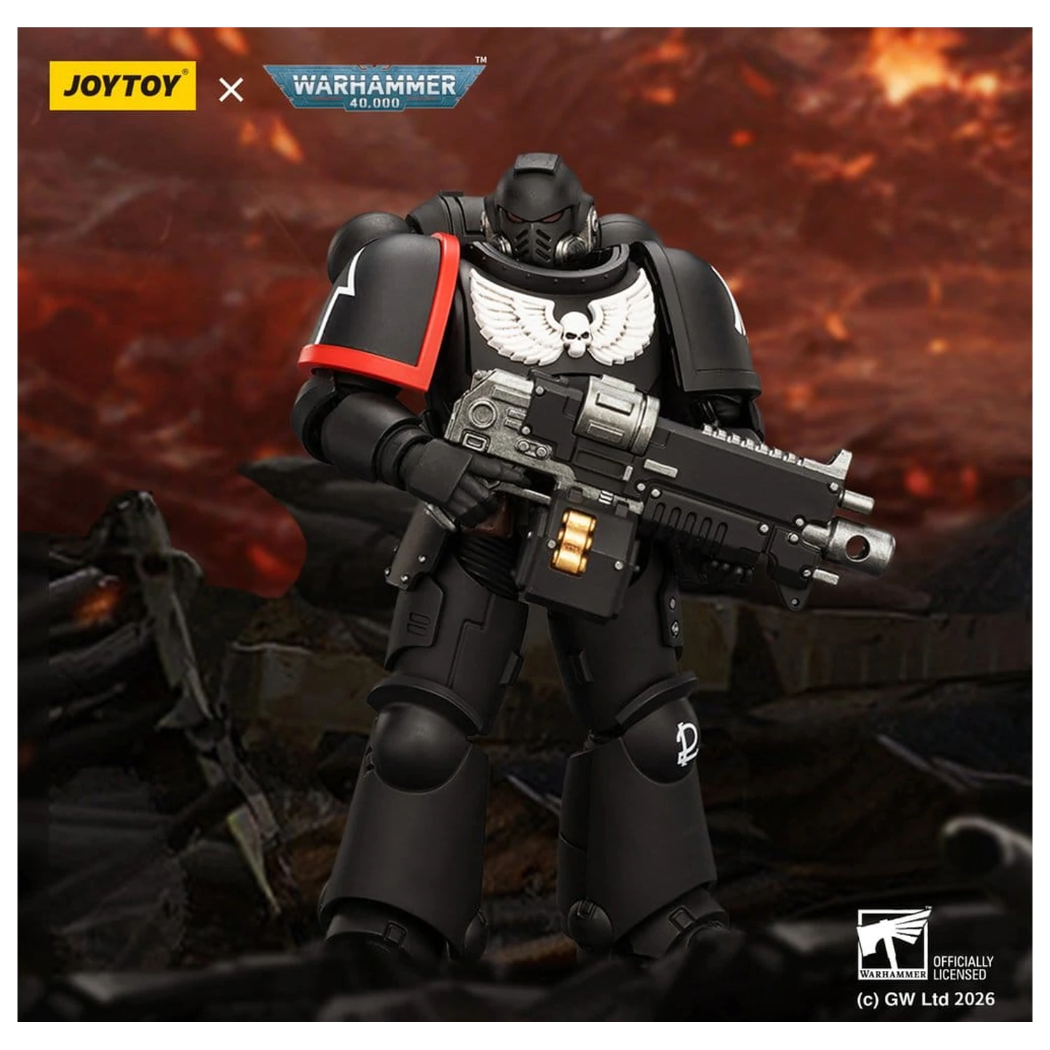 Warhammer 40,000 Action Figure Raven Guard Intercessor 12 cm poza produsului