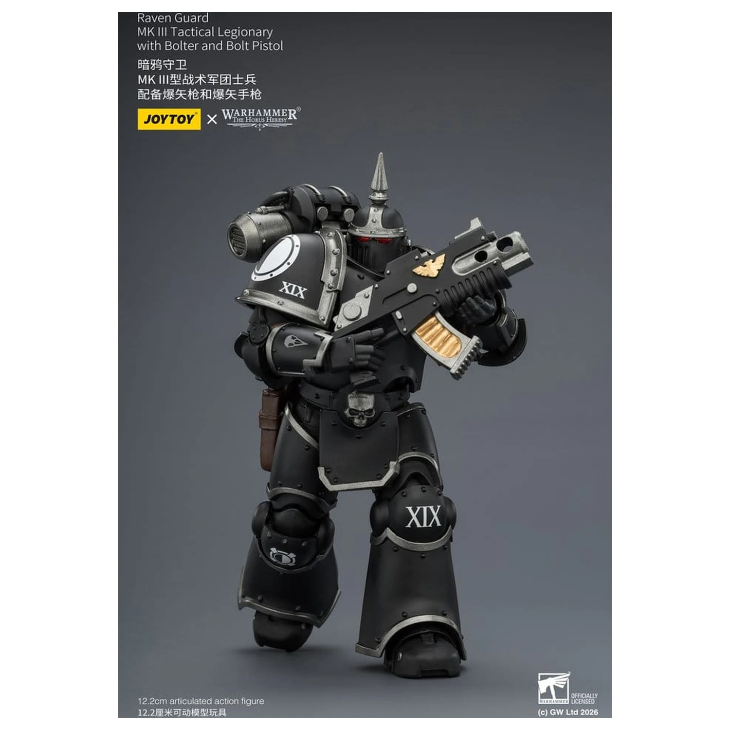Warhammer 40,000 Figurina de actiune Raven Guard MK III Tactical Legionary 12 cm poza produsului