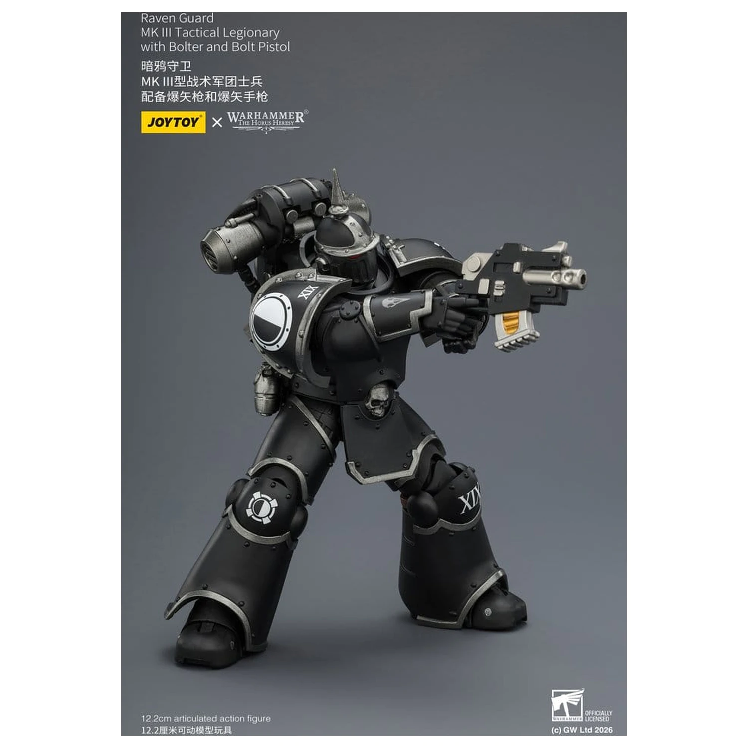 Warhammer 40,000 Figurina de actiune Raven Guard MK III Tactical Legionary 12 cm poza produsului