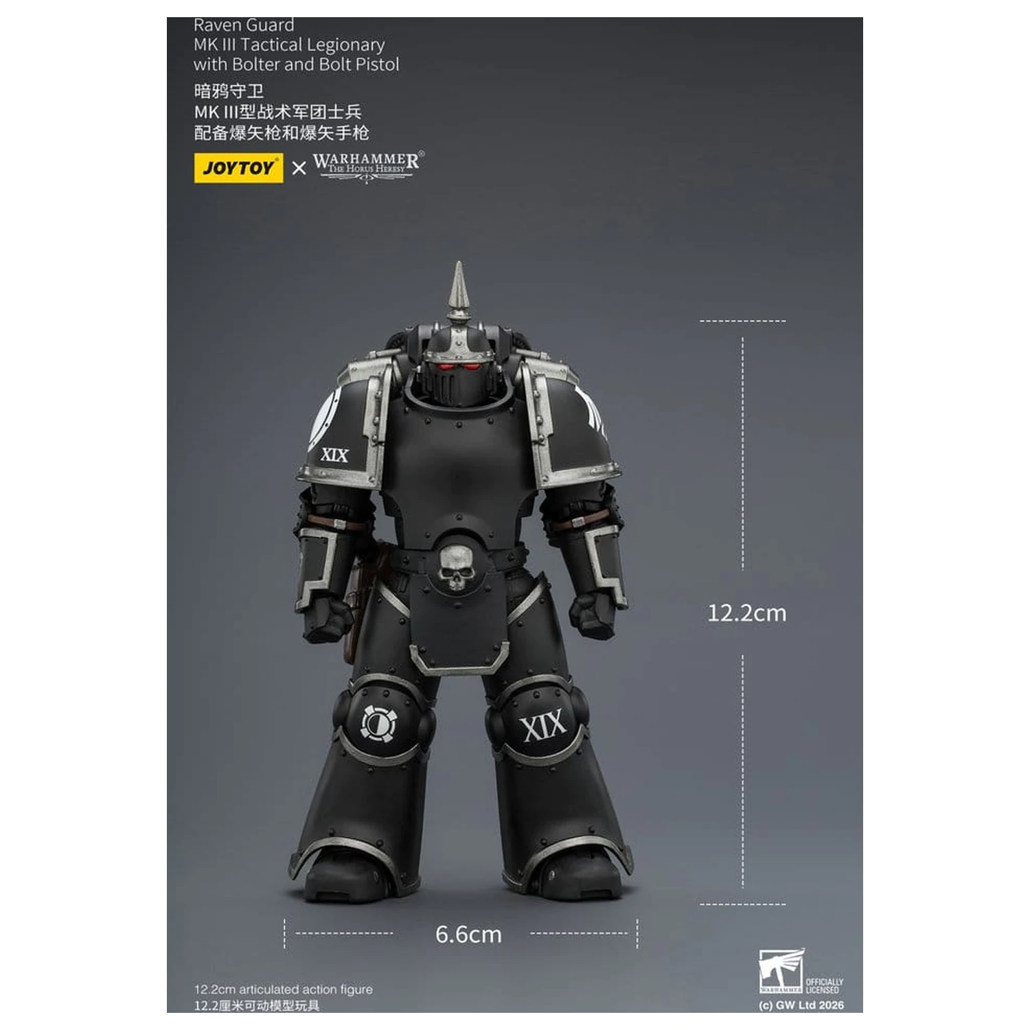 Warhammer 40,000 Figurina de actiune Raven Guard MK III Tactical Legionary 12 cm poza produsului