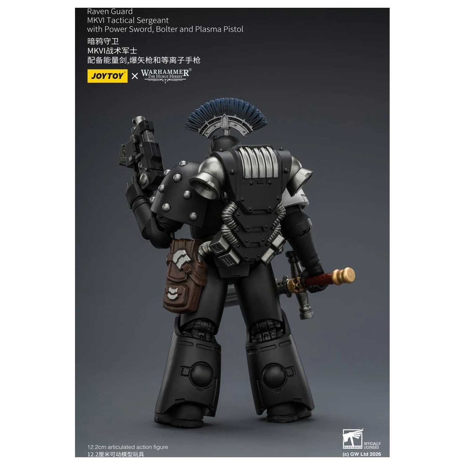 Warhammer 40,000 Figurina de actiune Raven Guard MkVI Tactical Sergeant 12 cm poza produsului