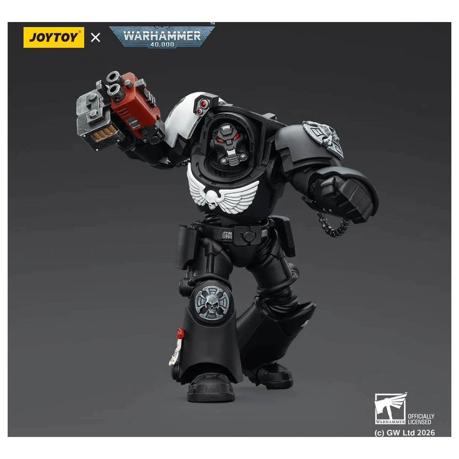 Warhammer 40,000 Figurina de actiune Raven Guard Terminator 2 with Power Fist and Storm Bolter 14 cm poza produsului