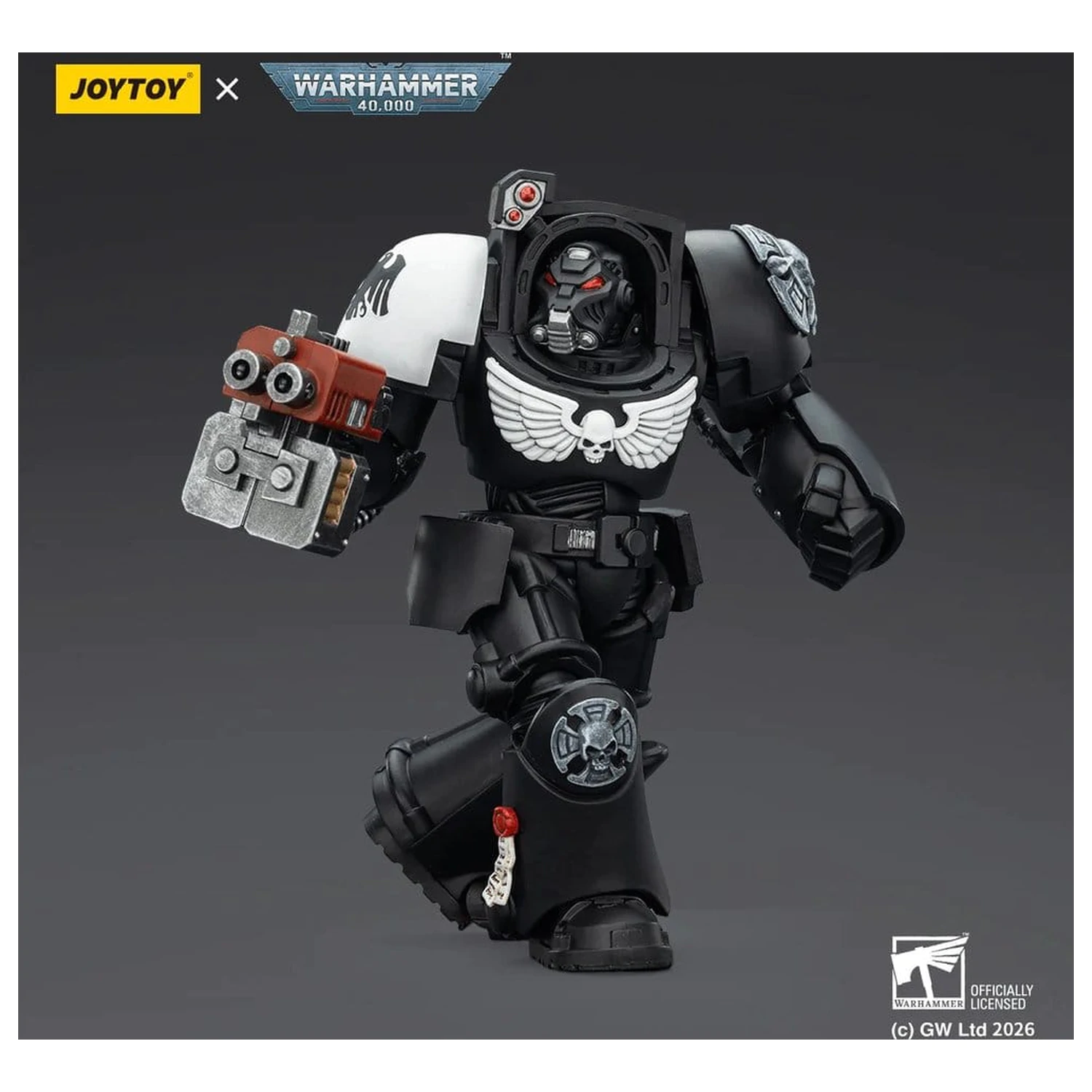 Warhammer 40,000 Figurina de actiune Raven Guard Terminator 2 with Power Fist and Storm Bolter 14 cm poza produsului