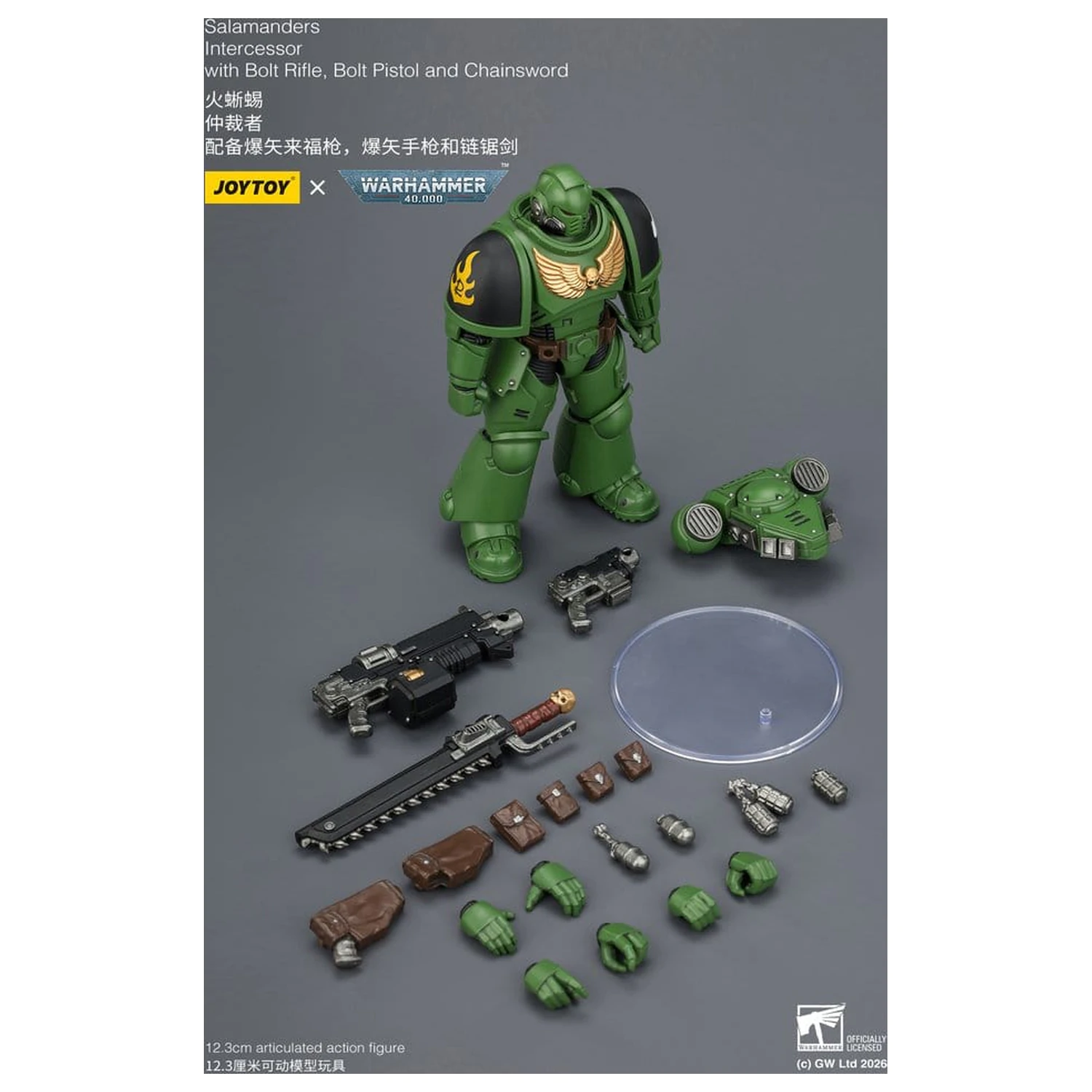 Warhammer 40,000 Figurina articulata Salamanders Intercessor 12 cm poza produsului