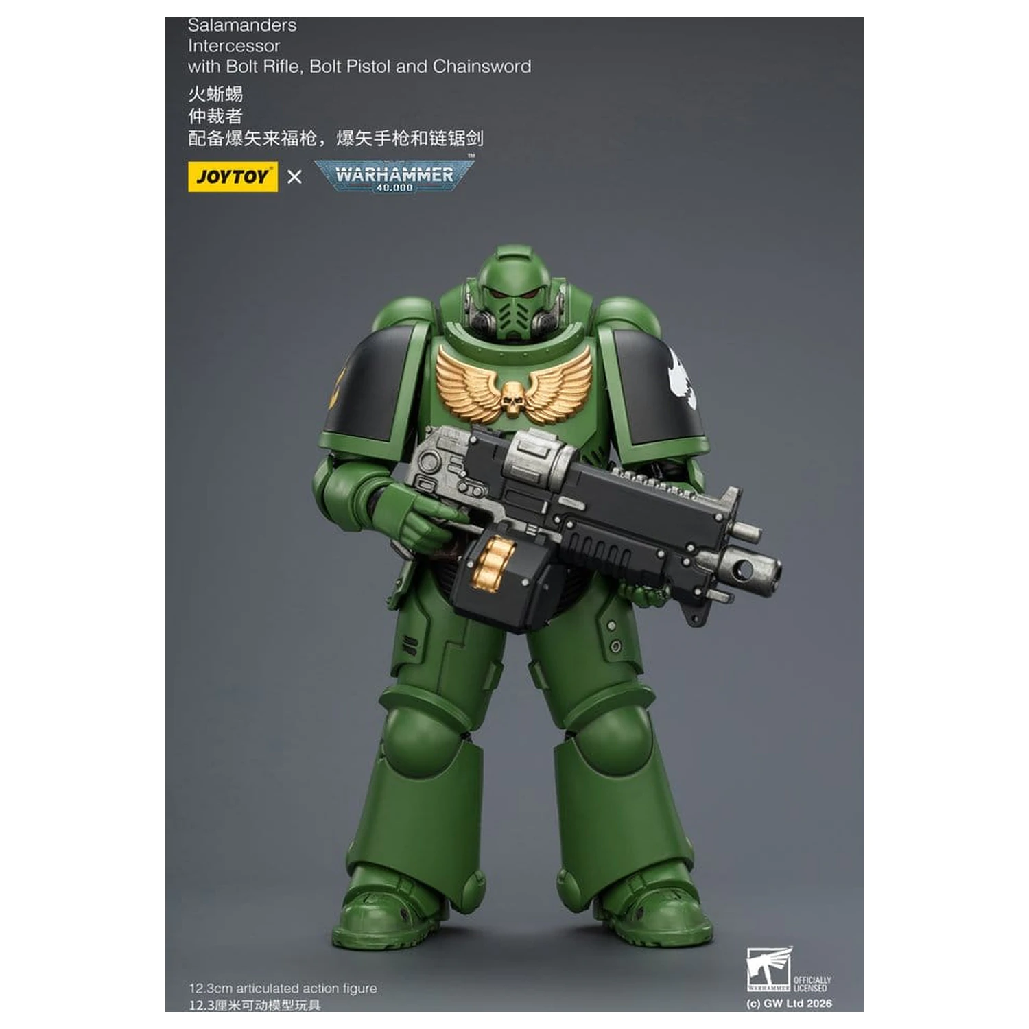 Warhammer 40,000 Figurina articulata Salamanders Intercessor 12 cm poza produsului