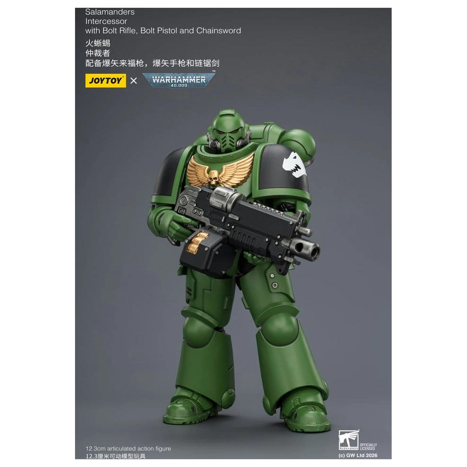 Warhammer 40,000 Figurina articulata Salamanders Intercessor 12 cm poza produsului