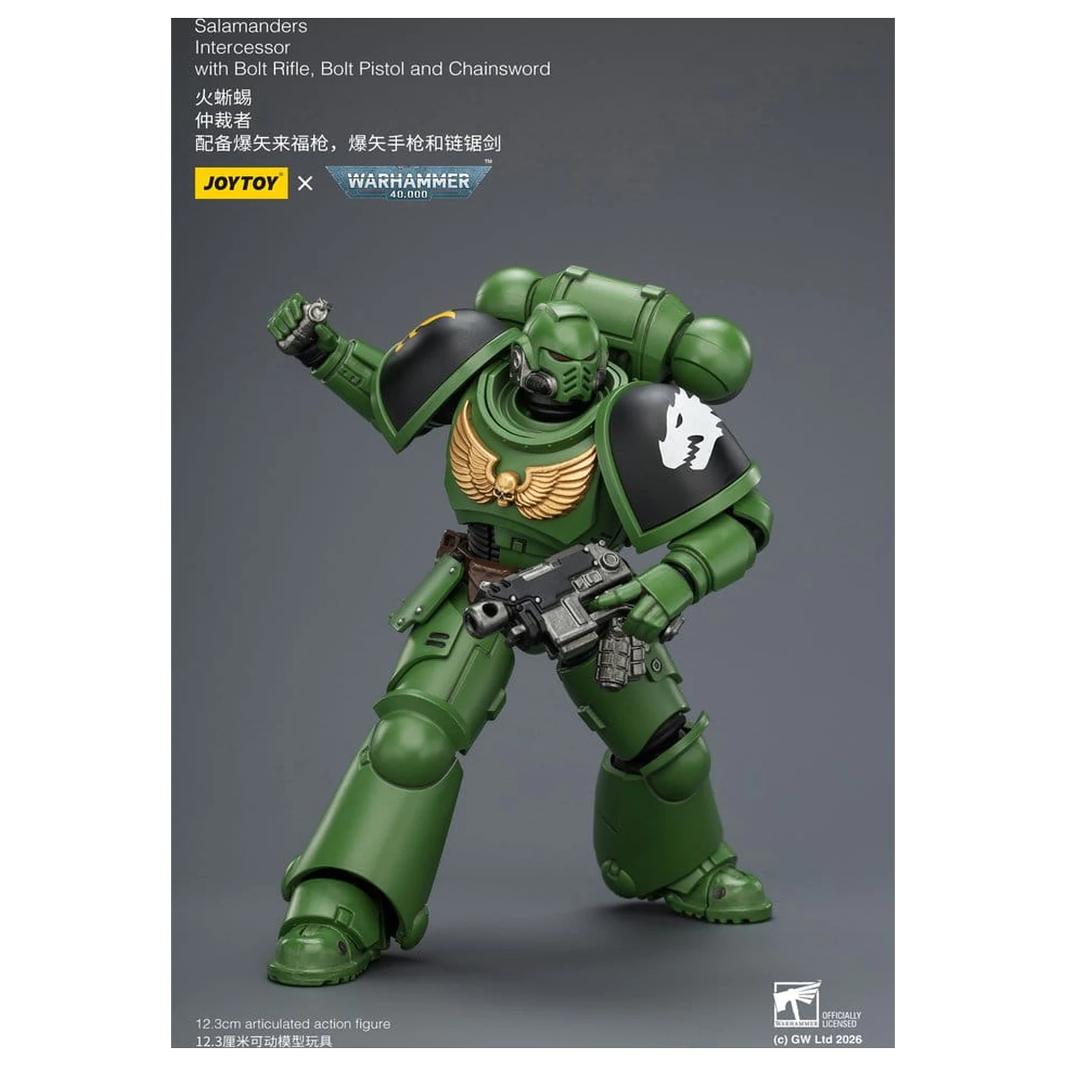 Warhammer 40,000 Figurina articulata Salamanders Intercessor 12 cm poza produsului