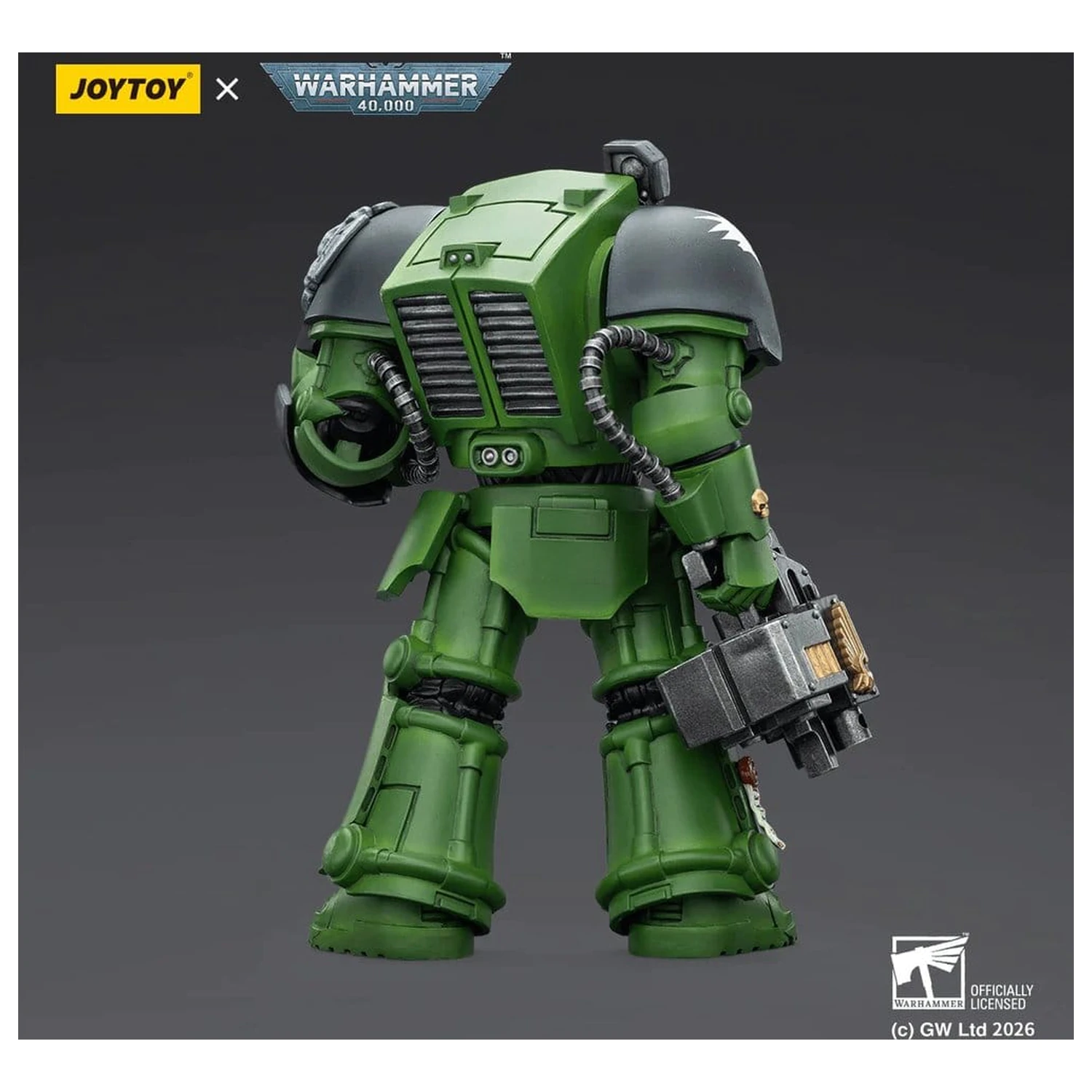 Warhammer 40,000 Action Figure Salamanders Terminator 2 cu Power Fist si Storm Bolter 14 cm poza produsului