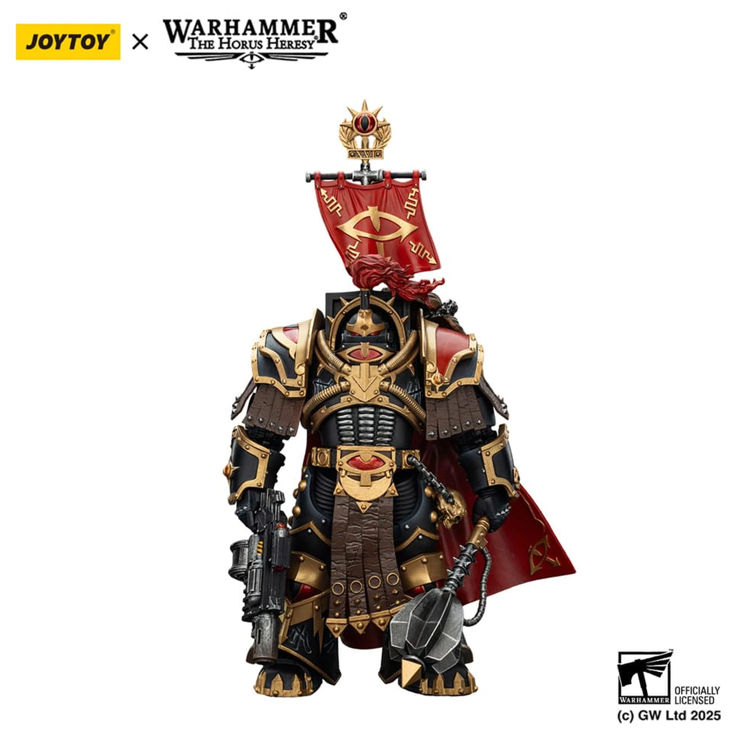 Warhammer 40,000: Sons of Horus figurina Legion Cataphractii Praetor cu Combi-Melta si Power Maul 14 cm poza produsului
