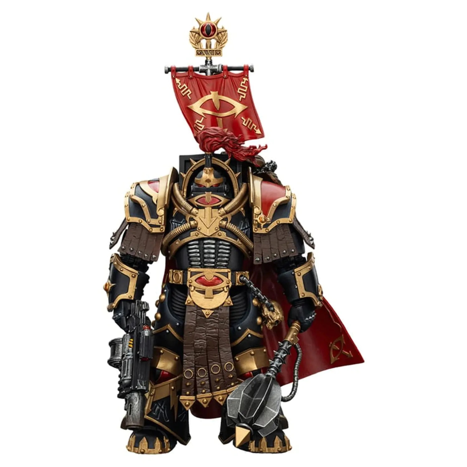 Warhammer 40,000: Sons of Horus figurina Legion Cataphractii Praetor cu Combi-Melta si Power Maul 14 cm poza produsului