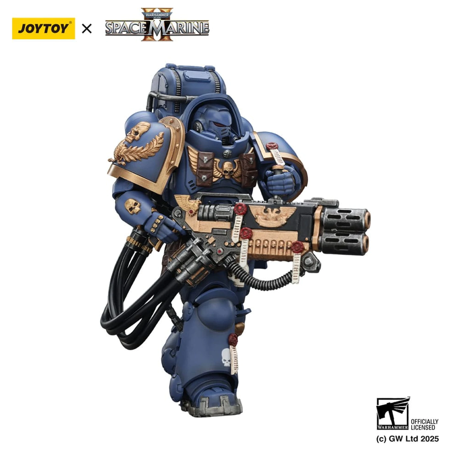 Warhammer 40,000: Space Marine 2 figurina de acțiune Ultramarines Heavy Artificer Armor with Relic Multi-Melta 13 cm poza produsului