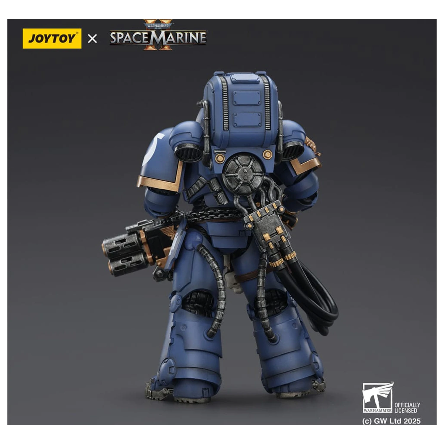 Warhammer 40,000: Space Marine 2 figurina de acțiune Ultramarines Heavy Artificer Armor with Relic Multi-Melta 13 cm poza produsului