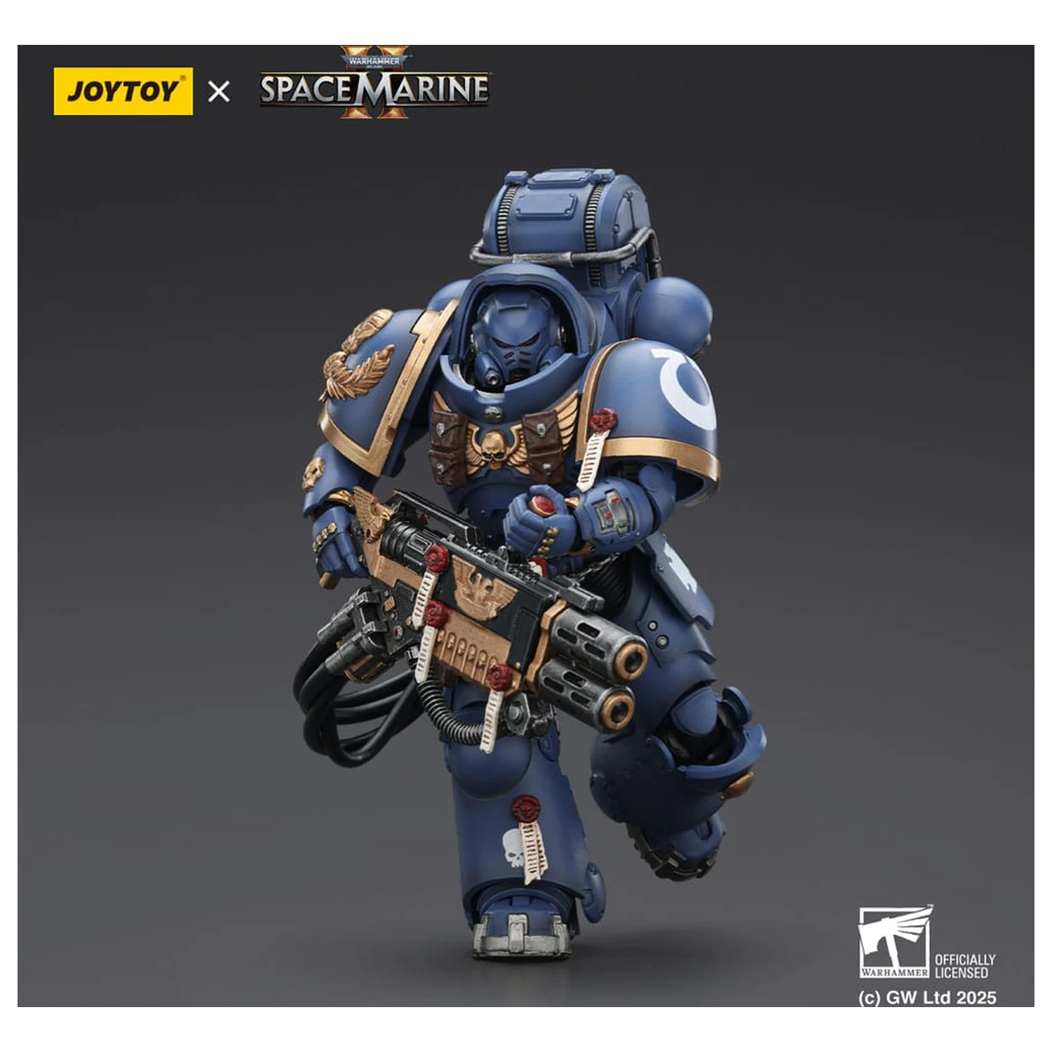 Warhammer 40,000: Space Marine 2 figurina de acțiune Ultramarines Heavy Artificer Armor with Relic Multi-Melta 13 cm poza produsului