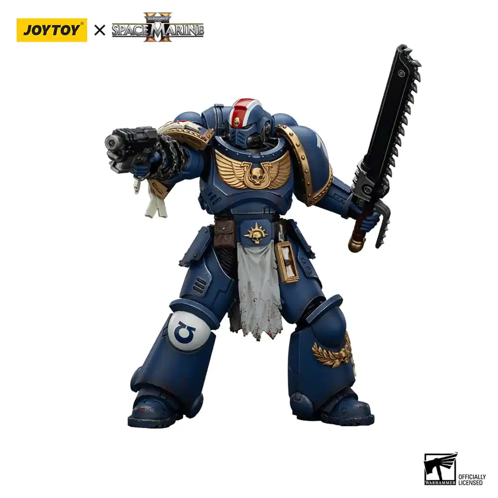Warhammer 40,000: Space Marine 2 Figurină de Acțiune Ultramarines Lieutenant Titus Collectors Edition 13 cm poza produsului