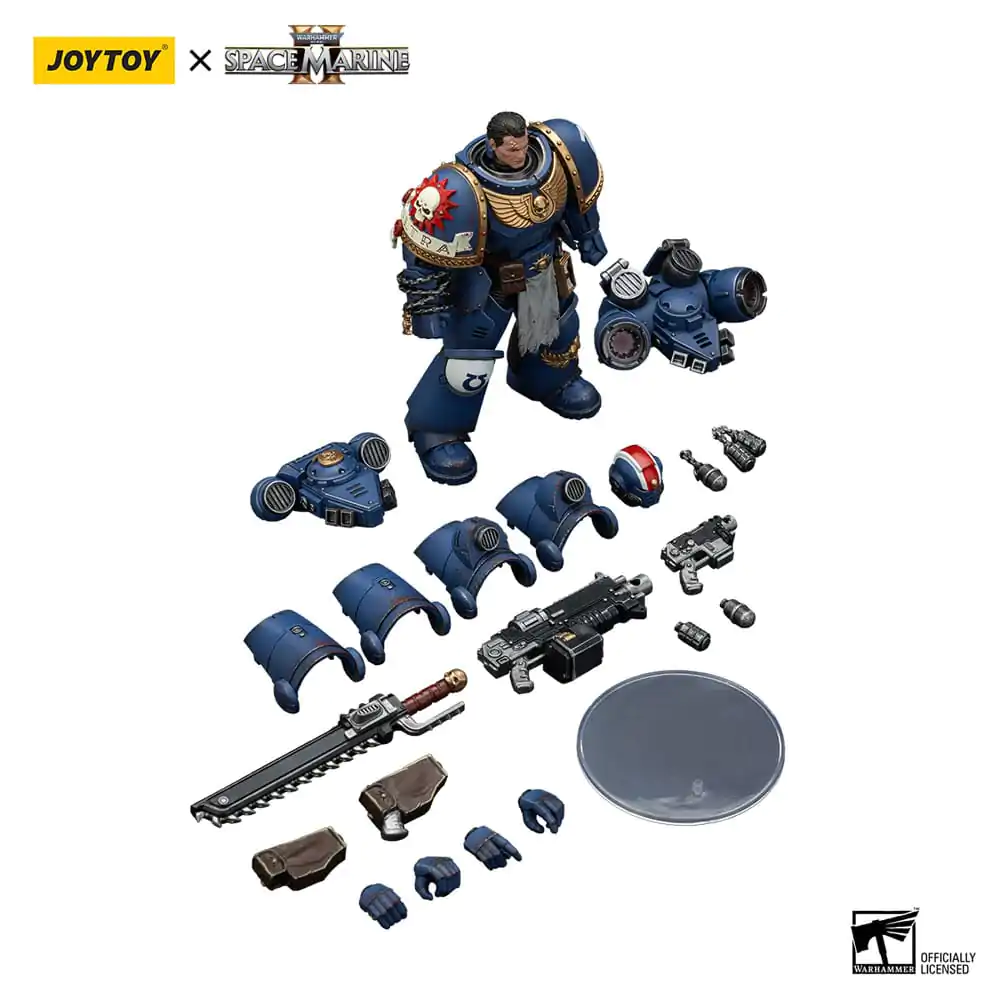 Warhammer 40,000: Space Marine 2 Figurină de Acțiune Ultramarines Lieutenant Titus Collectors Edition 13 cm poza produsului