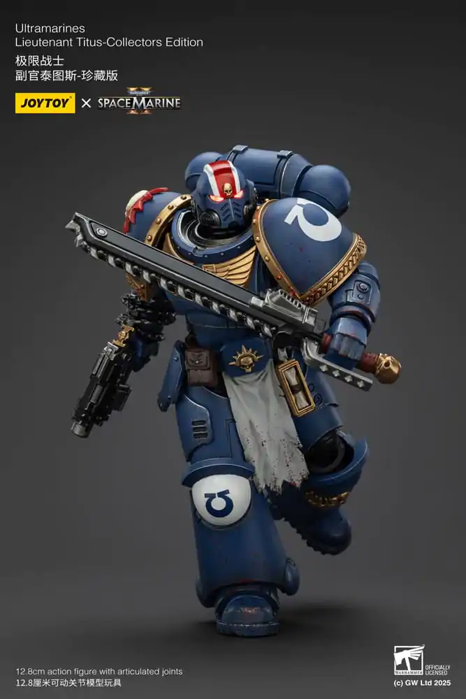 Warhammer 40,000: Space Marine 2 Figurină de Acțiune Ultramarines Lieutenant Titus Collectors Edition 13 cm poza produsului