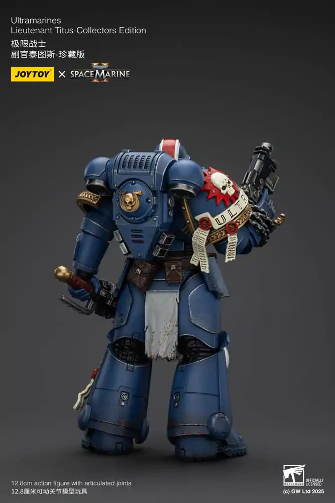 Warhammer 40,000: Space Marine 2 Figurină de Acțiune Ultramarines Lieutenant Titus Collectors Edition 13 cm poza produsului
