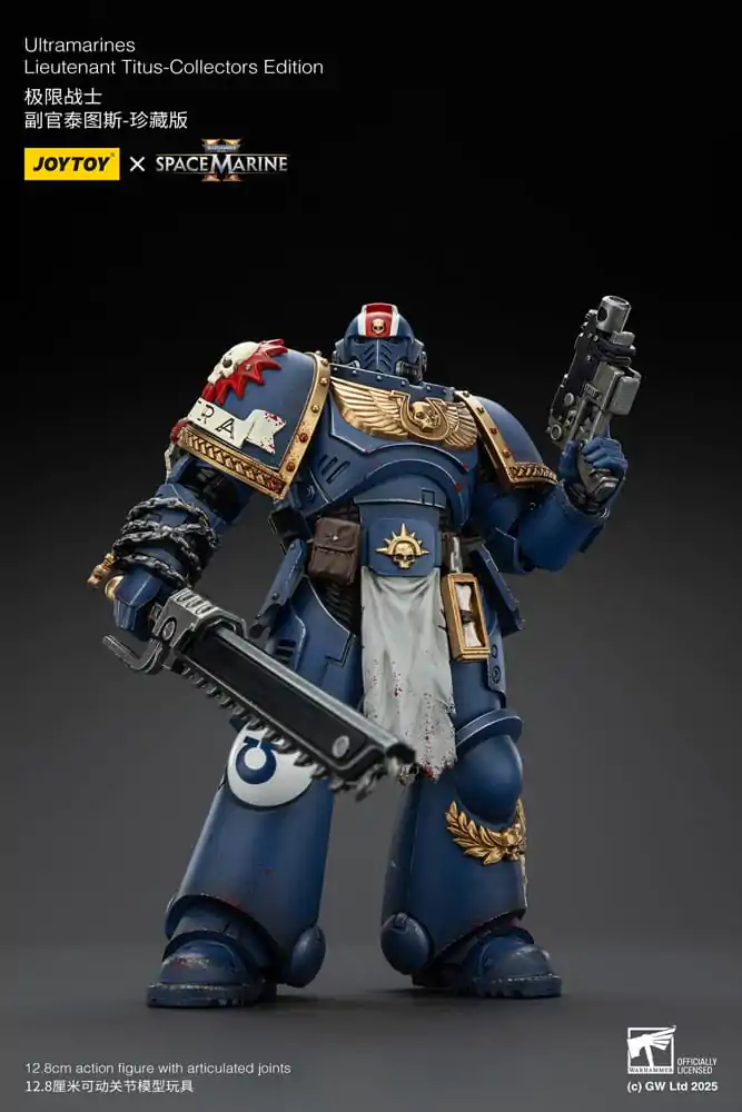 Warhammer 40,000: Space Marine 2 Figurină de Acțiune Ultramarines Lieutenant Titus Collectors Edition 13 cm poza produsului