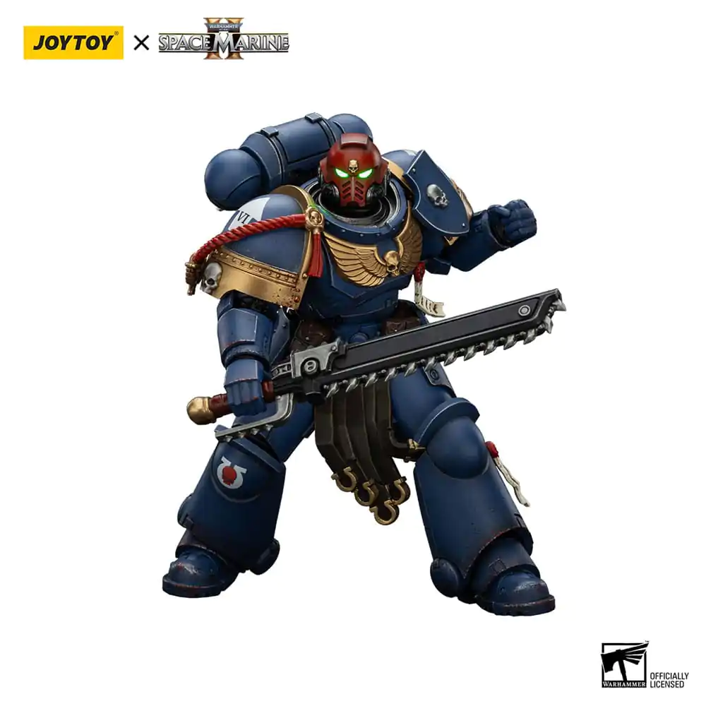 Figurină de acțiune Warhammer 40,000: Space Marine 2 Ultramarines Sergeant Gadriel Collectors Edition 13 cm poza produsului