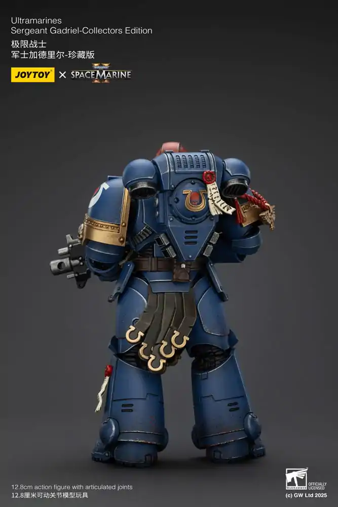 Figurină de acțiune Warhammer 40,000: Space Marine 2 Ultramarines Sergeant Gadriel Collectors Edition 13 cm poza produsului