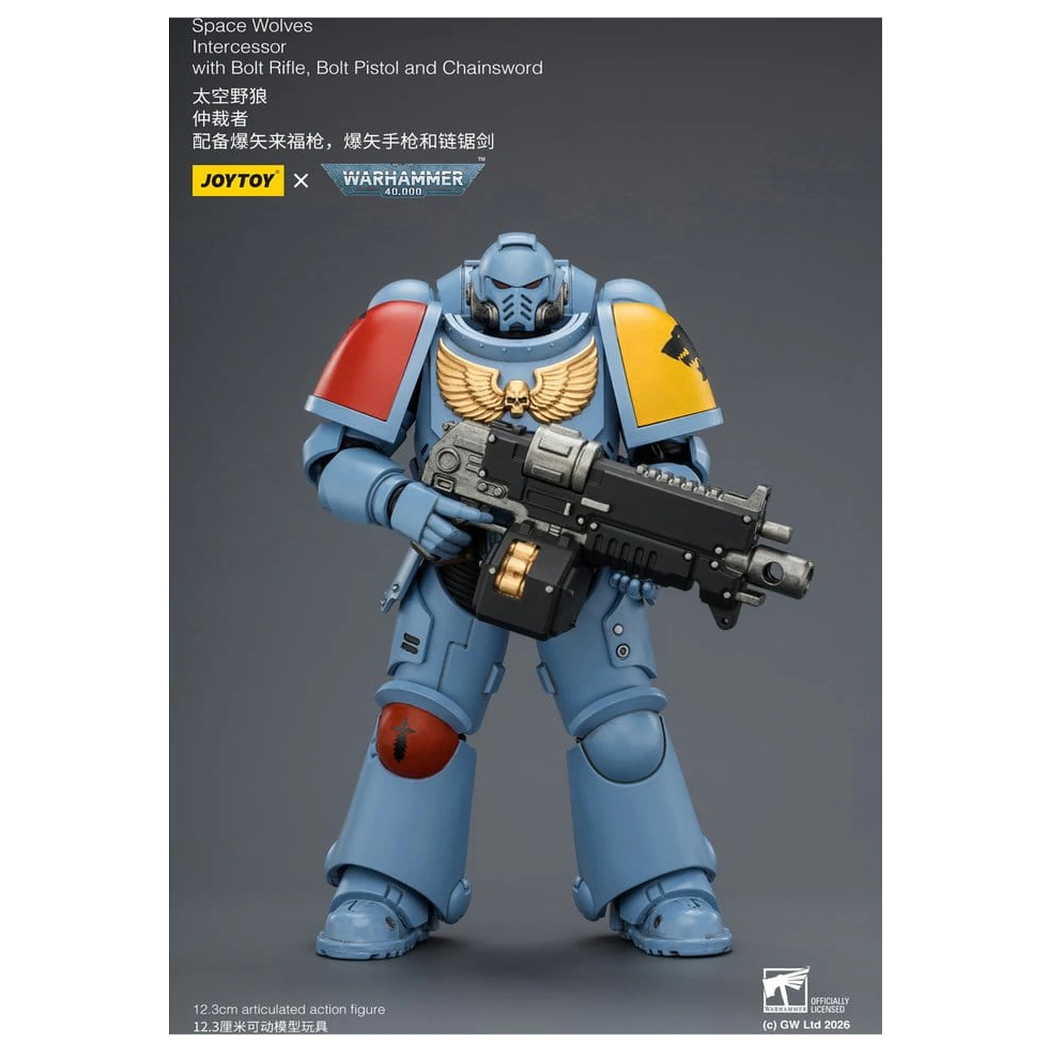 Warhammer 40,000 Figurina de actiune Space Wolves Intercessor 12 cm poza produsului