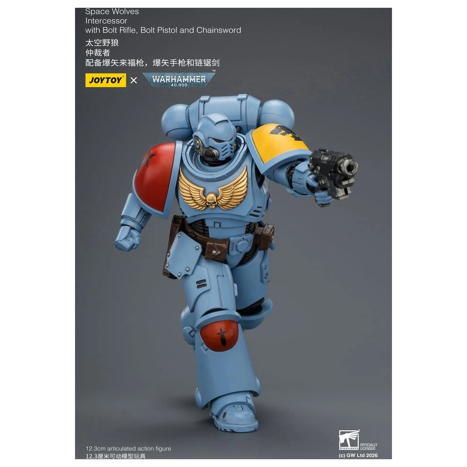 Warhammer 40,000 Figurina de actiune Space Wolves Intercessor 12 cm poza produsului