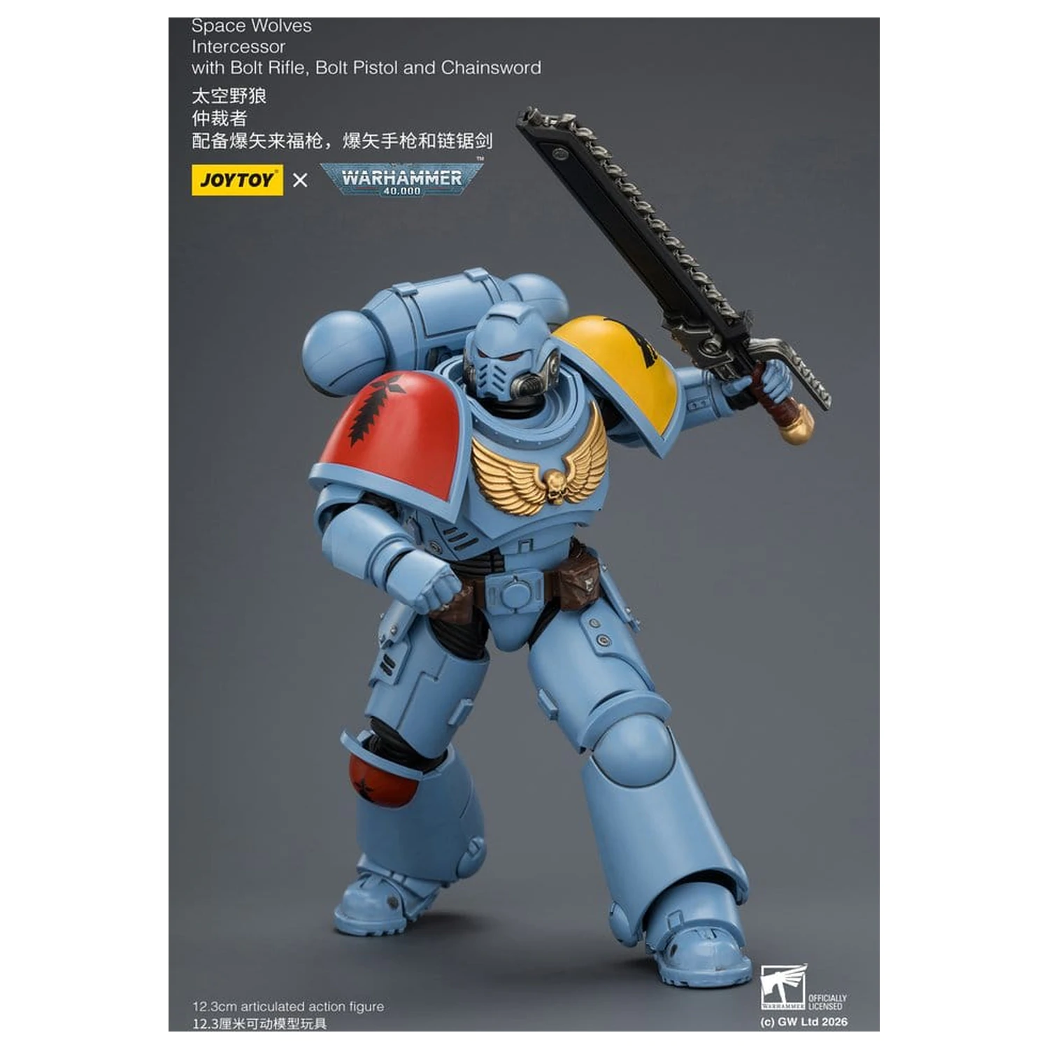 Warhammer 40,000 Figurina de actiune Space Wolves Intercessor 12 cm poza produsului