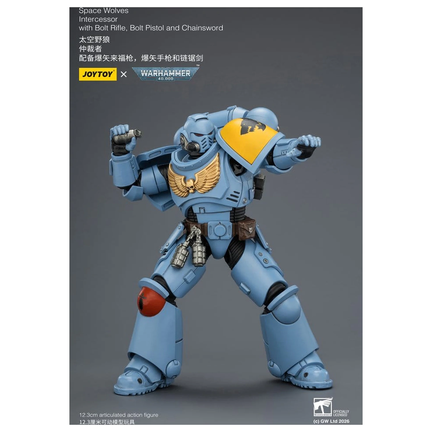 Warhammer 40,000 Figurina de actiune Space Wolves Intercessor 12 cm poza produsului