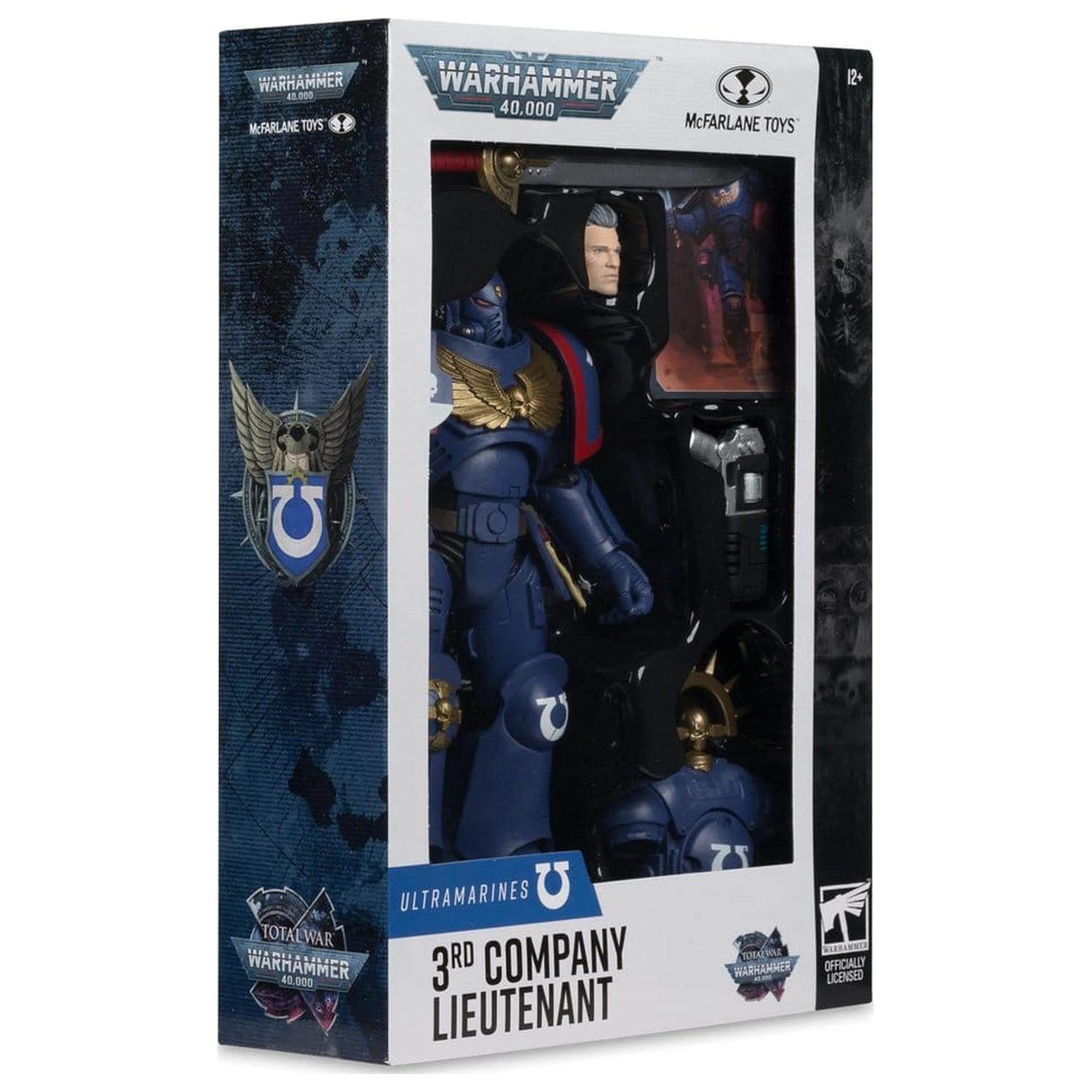 Warhammer 40,000 Total War Figurina de actiune 3rd Company Lieutenant (Ultramarines) 18 cm poza produsului