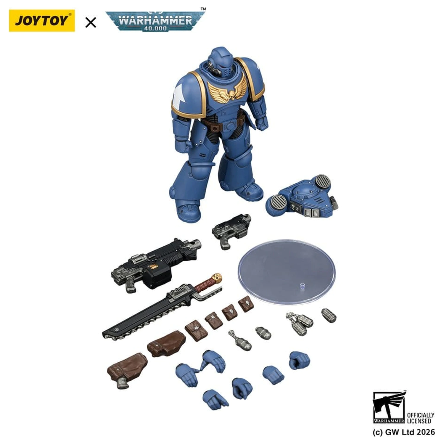 Warhammer 40,000 Action Figure Ultramarines Intercessor 12 cm poza produsului