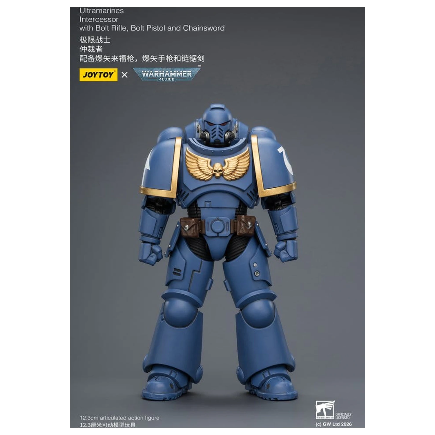 Warhammer 40,000 Action Figure Ultramarines Intercessor 12 cm poza produsului