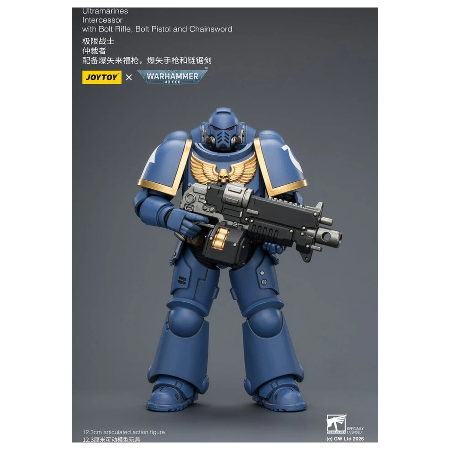 Warhammer 40,000 Action Figure Ultramarines Intercessor 12 cm poza produsului