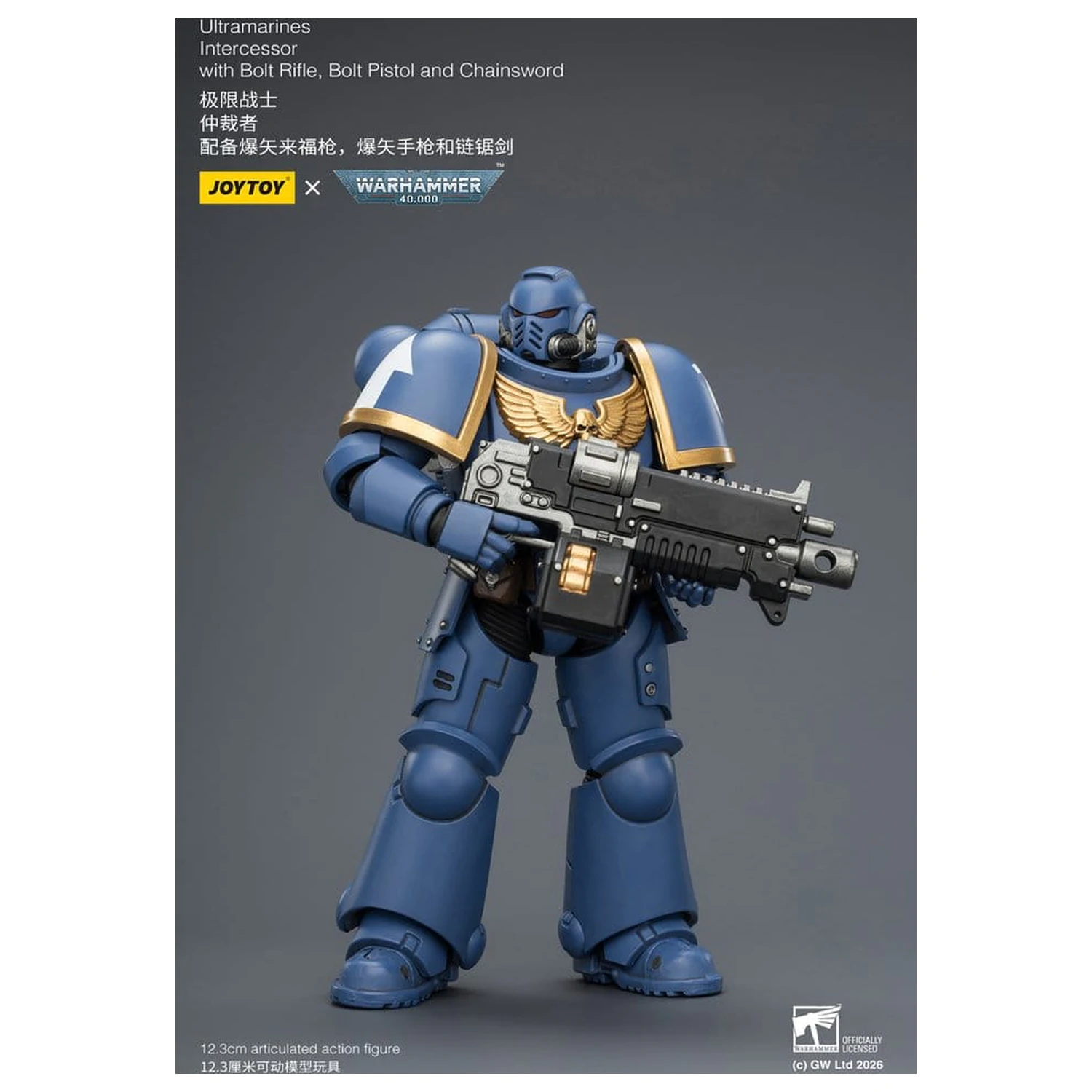 Warhammer 40,000 Action Figure Ultramarines Intercessor 12 cm poza produsului