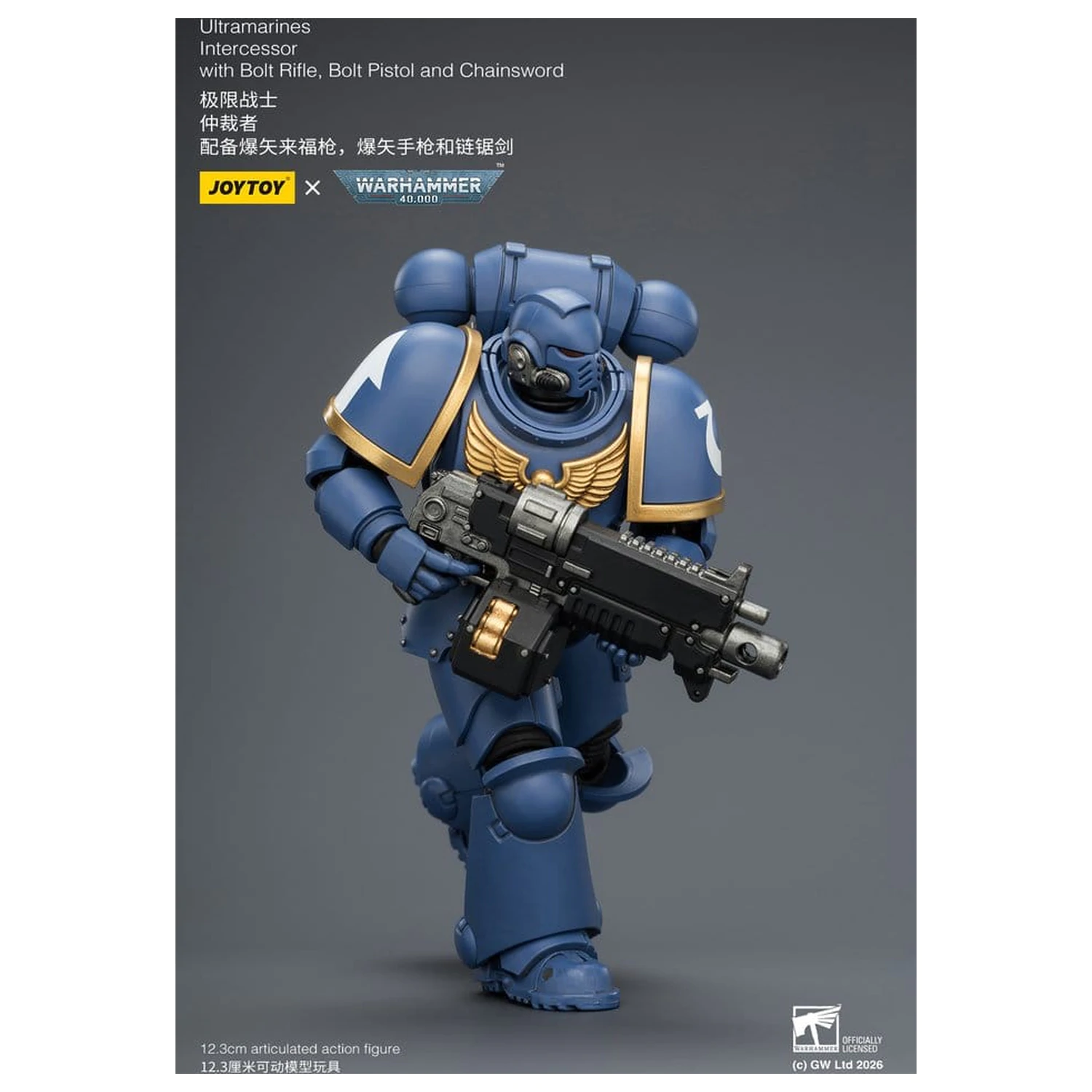 Warhammer 40,000 Action Figure Ultramarines Intercessor 12 cm poza produsului
