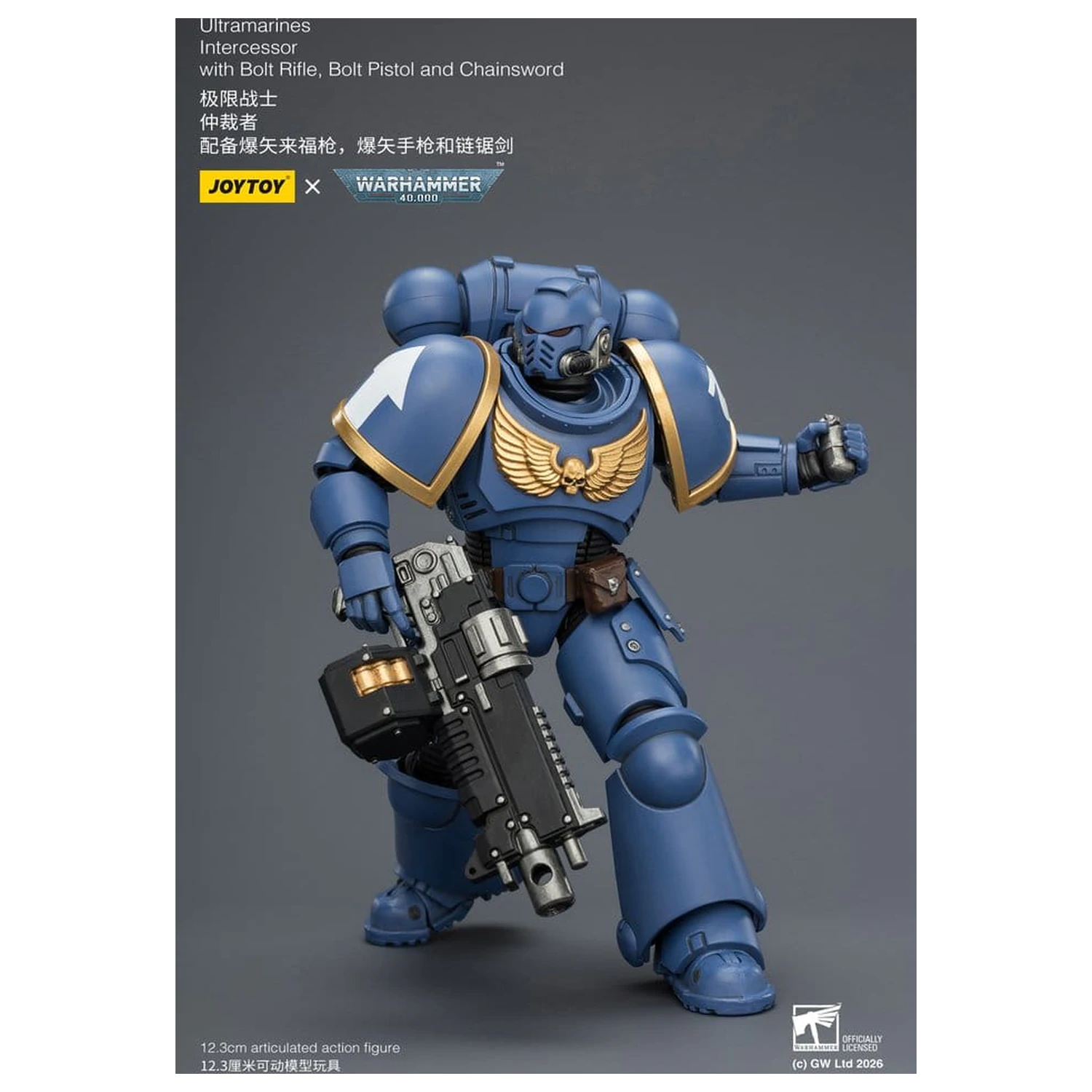 Warhammer 40,000 Action Figure Ultramarines Intercessor 12 cm poza produsului
