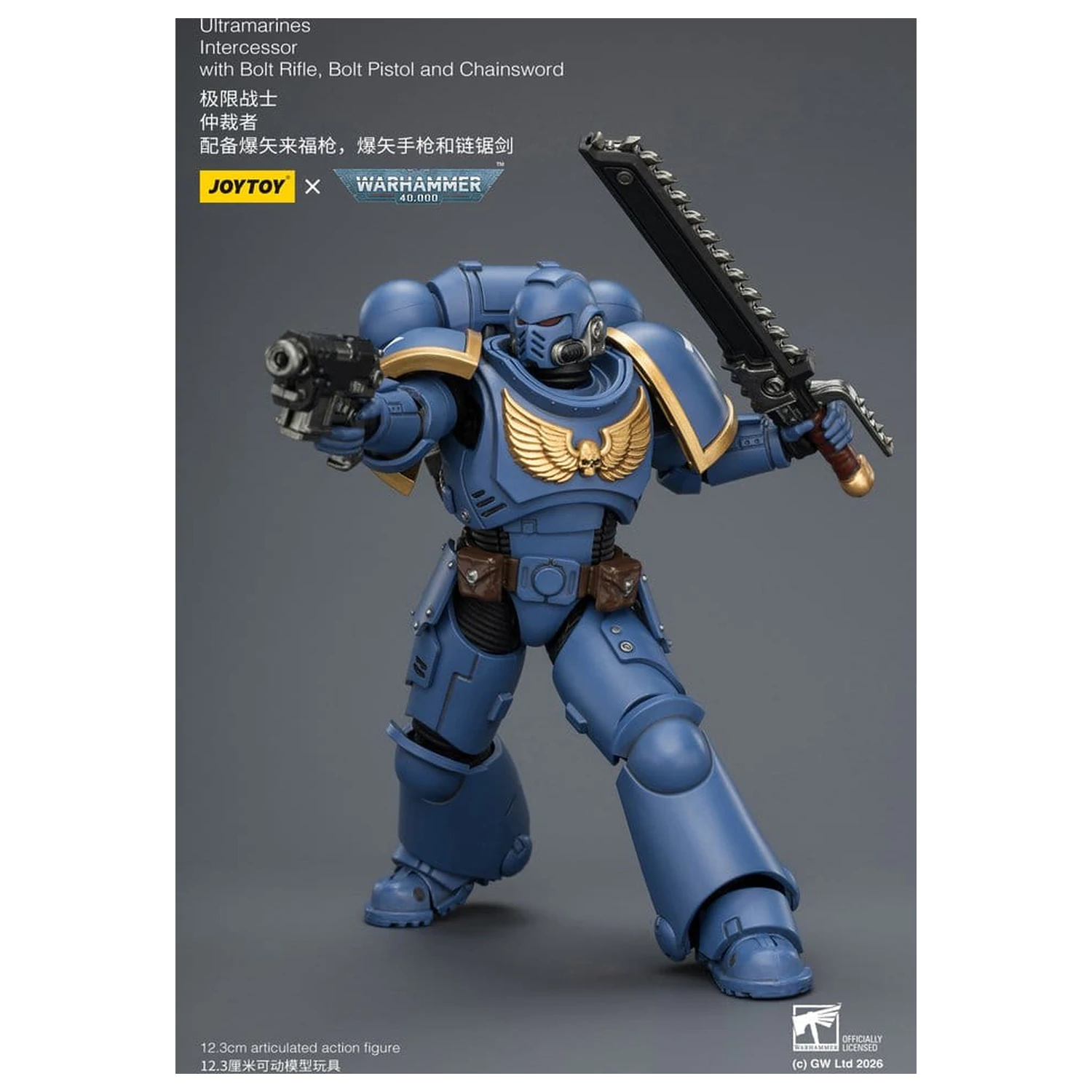 Warhammer 40,000 Action Figure Ultramarines Intercessor 12 cm poza produsului