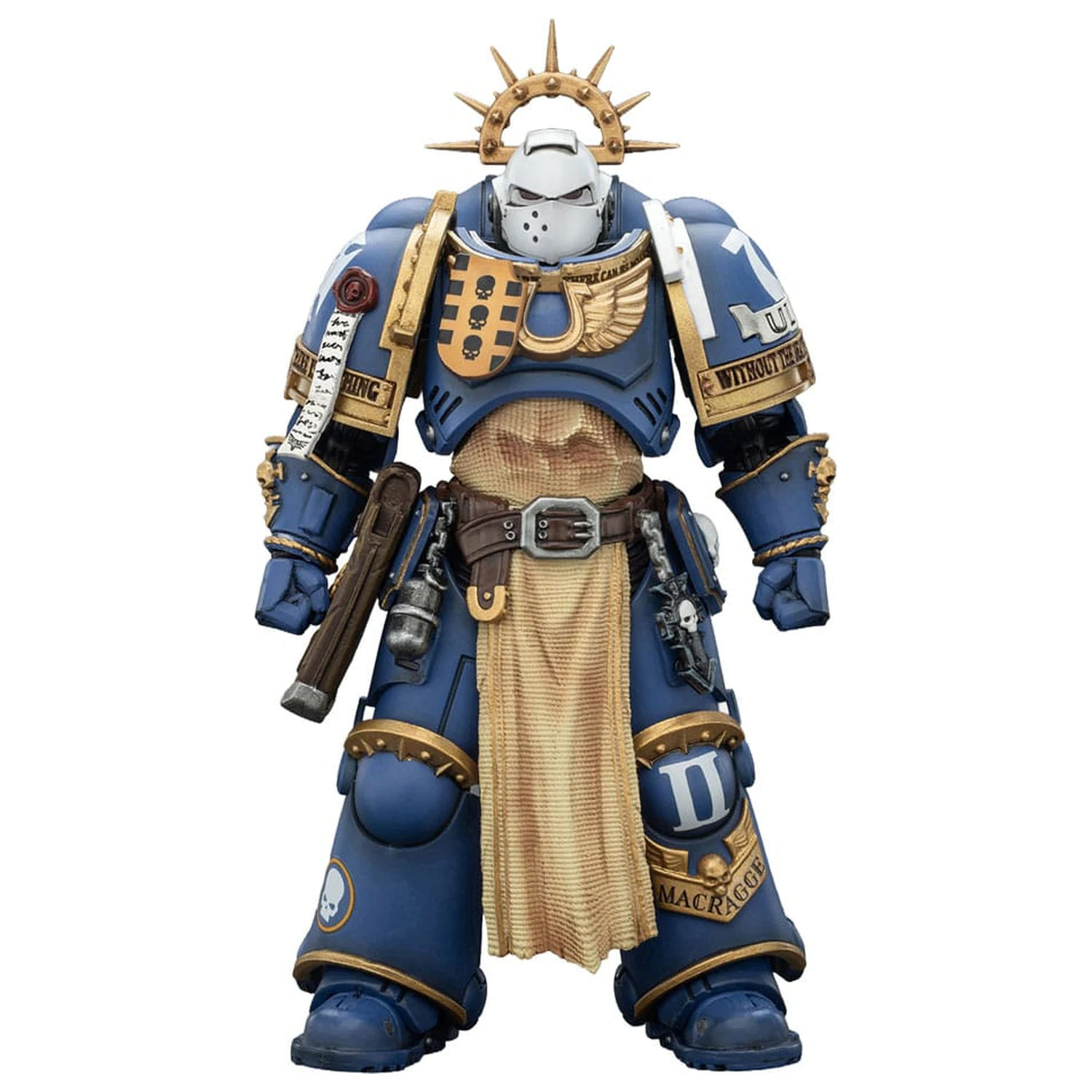 Warhammer 40,000 Figurina de acțiune Ultramarines Levantus cu Power Sword, Stormshield și Bolt Pistol 13 cm poza produsului