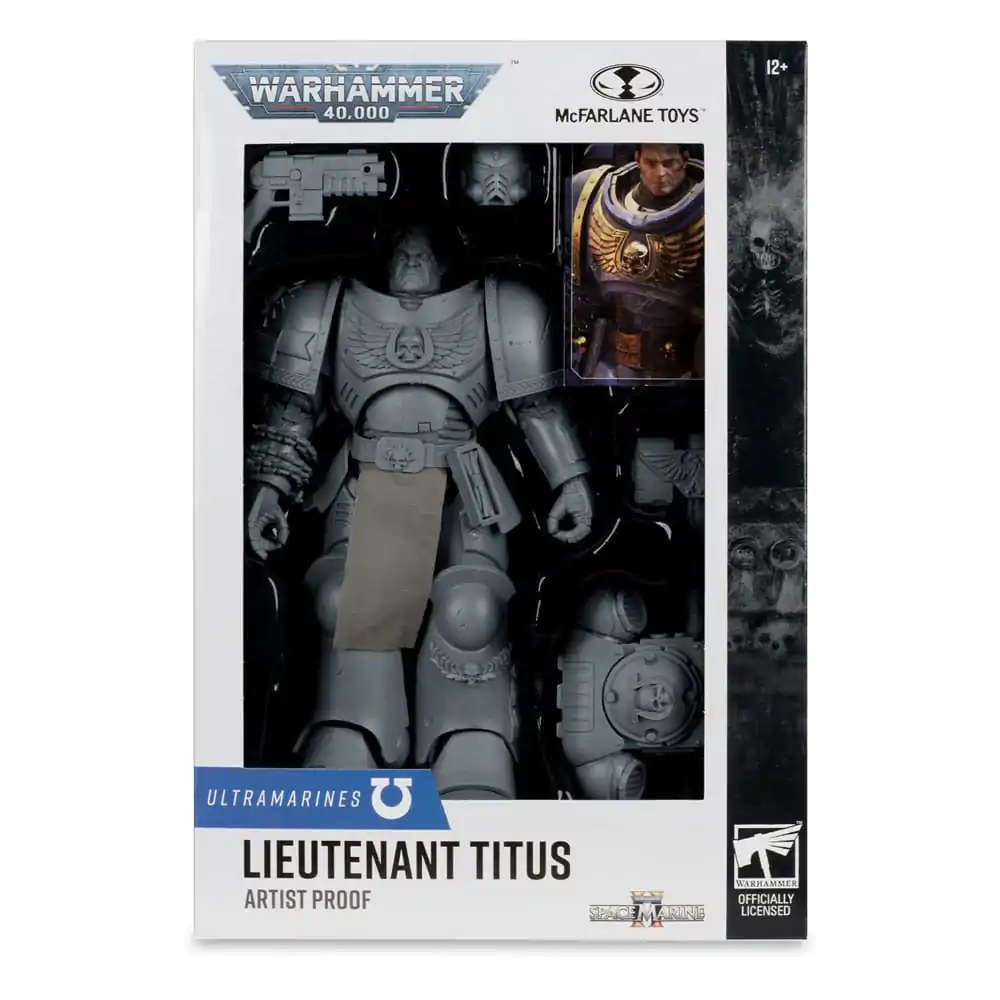 Warhammer 40,000 Figurina de acțiune Ultramarines: Lieutenant Titus (Artist Proof) 18 cm poza produsului