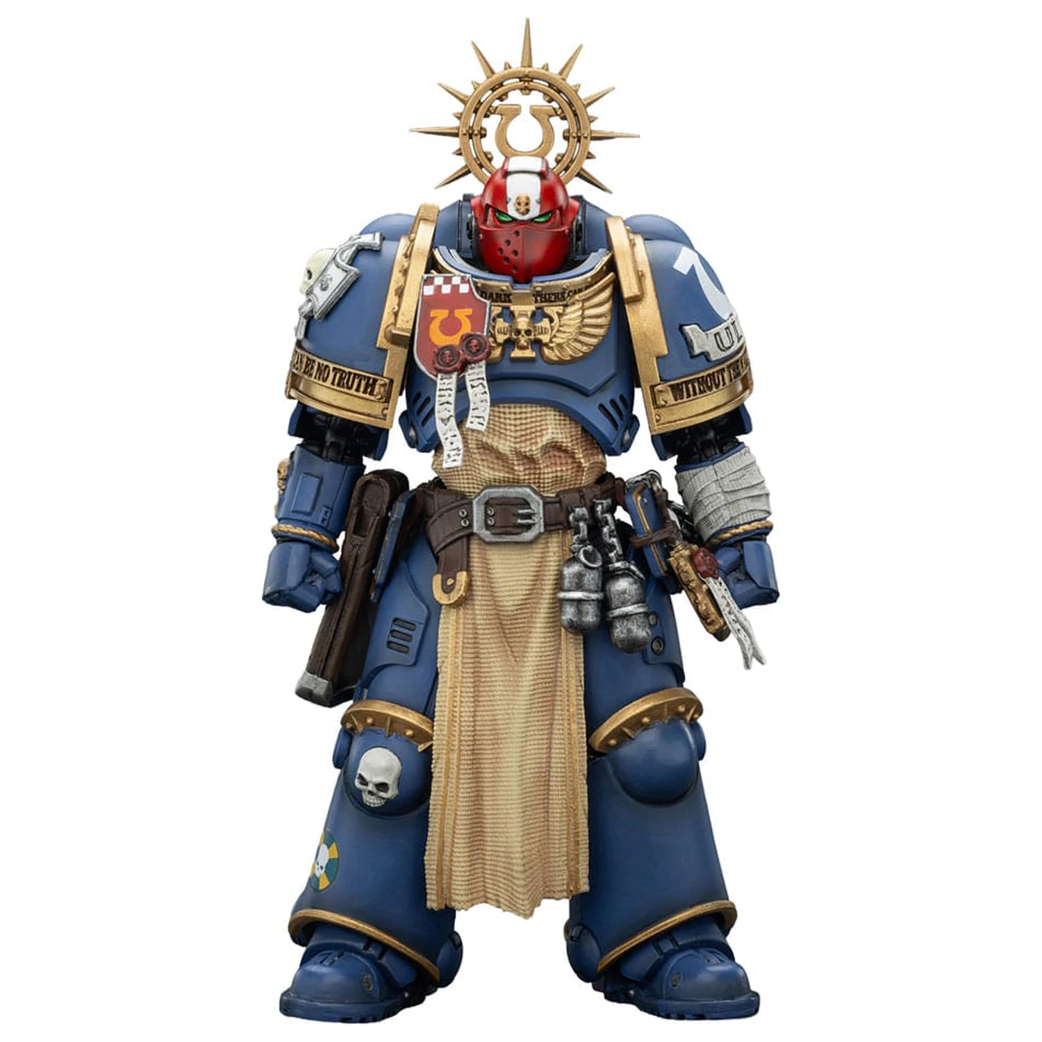 Warhammer 40,000 Figurina de actiune Ultramarines Metaurus cu Power Axe, Stormshield si Plasma Pistol 13 cm poza produsului