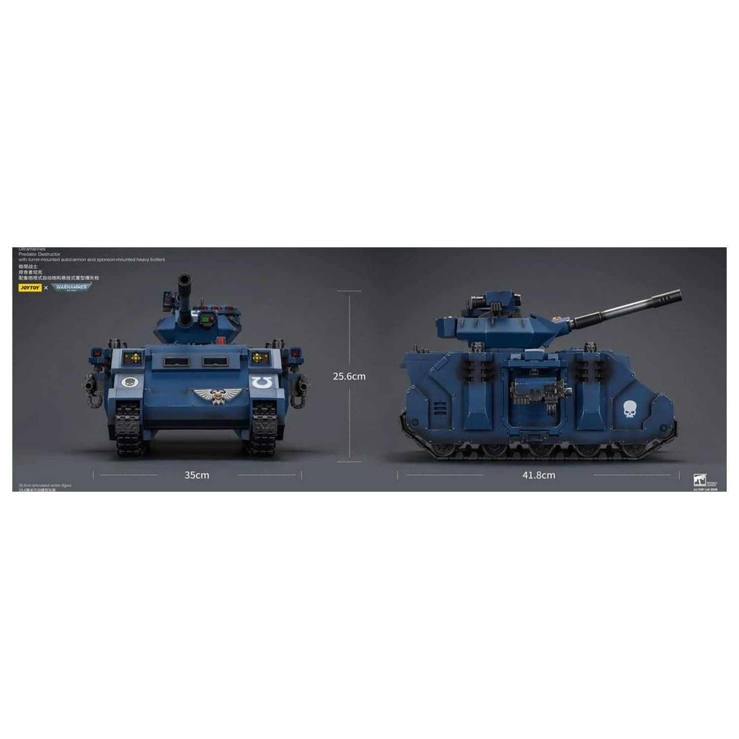 Warhammer 40,000 Vehicle Ultramarines Predator Destructor 26 cm poza produsului