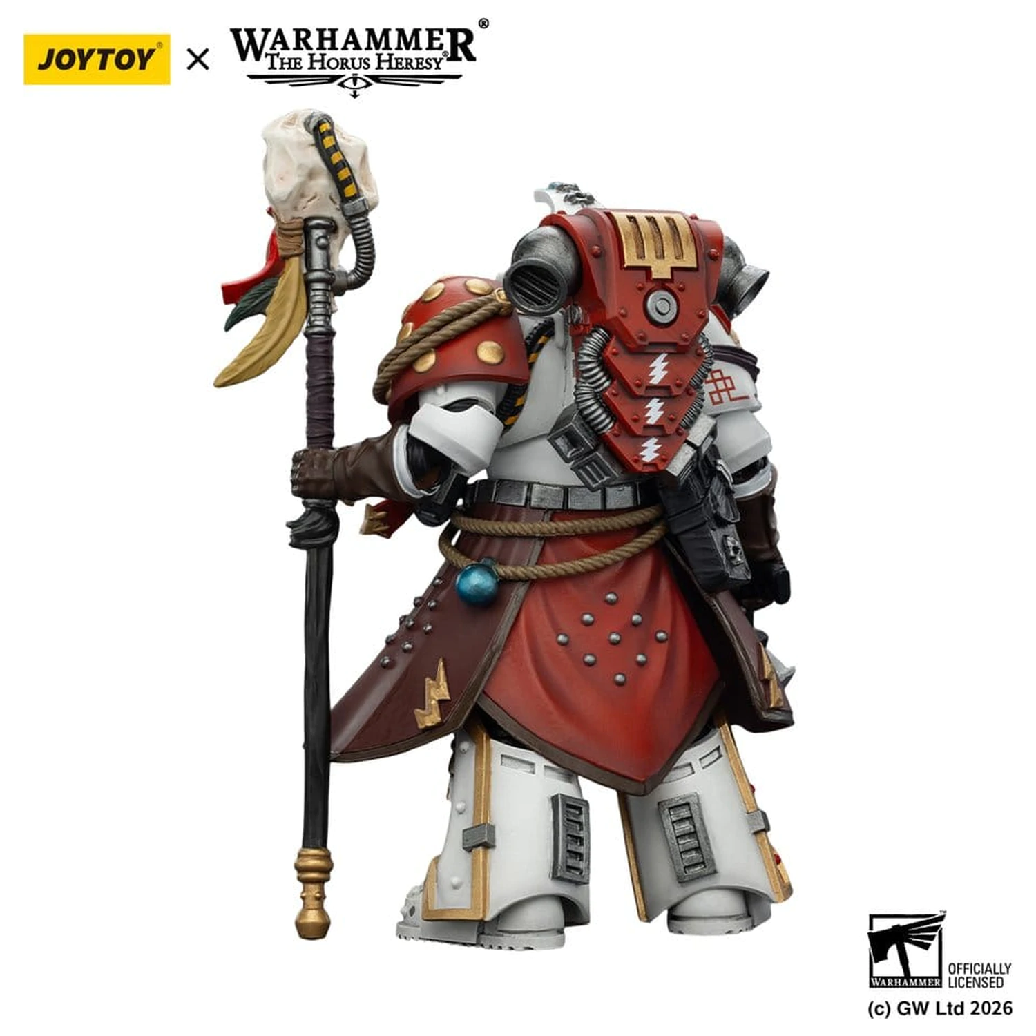 Warhammer 40,000 Figurina de actiune White Scars Stormseer Consul cu Force Staff si Bolt Pistol 12 cm poza produsului