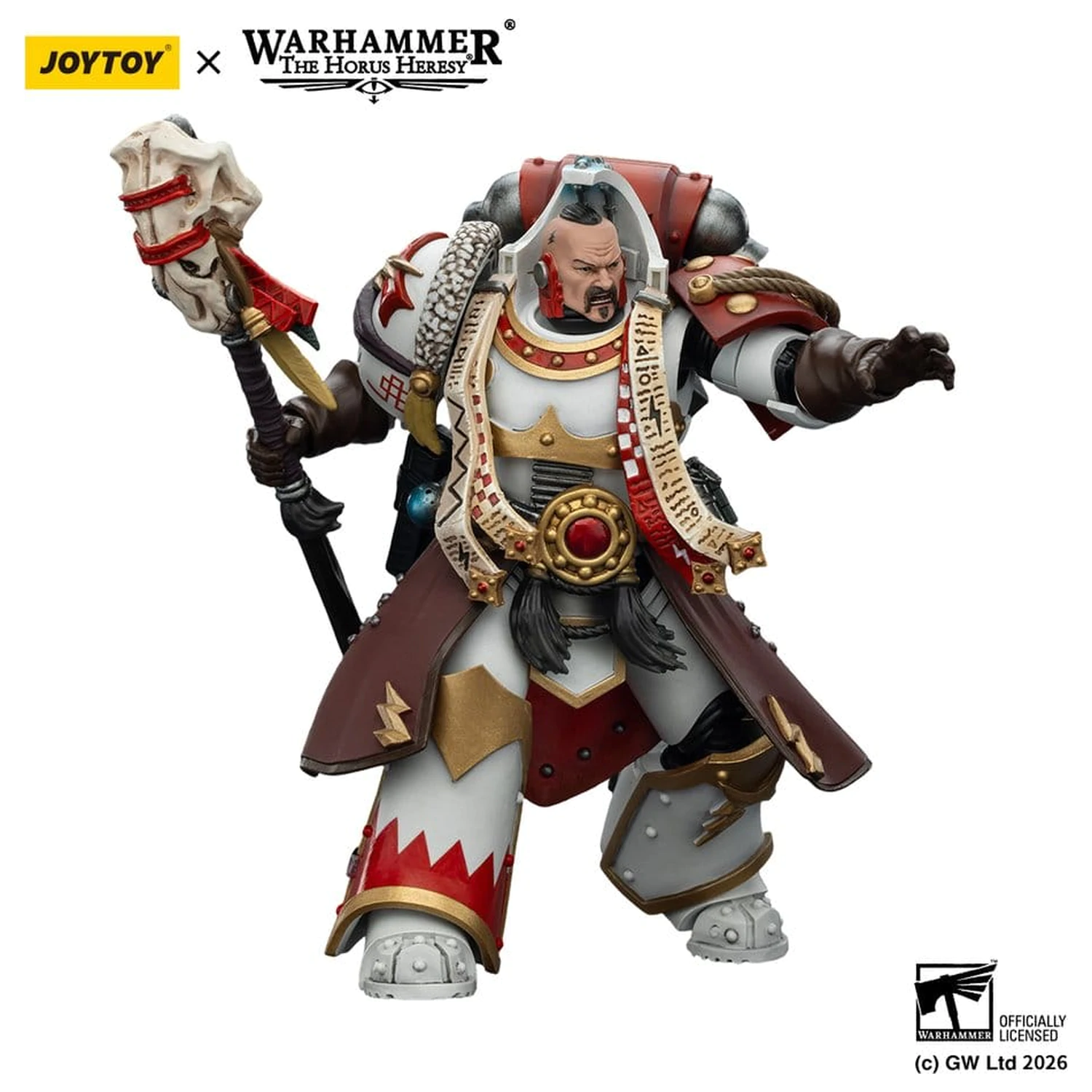 Warhammer 40,000 Figurina de actiune White Scars Stormseer Consul cu Force Staff si Bolt Pistol 12 cm poza produsului