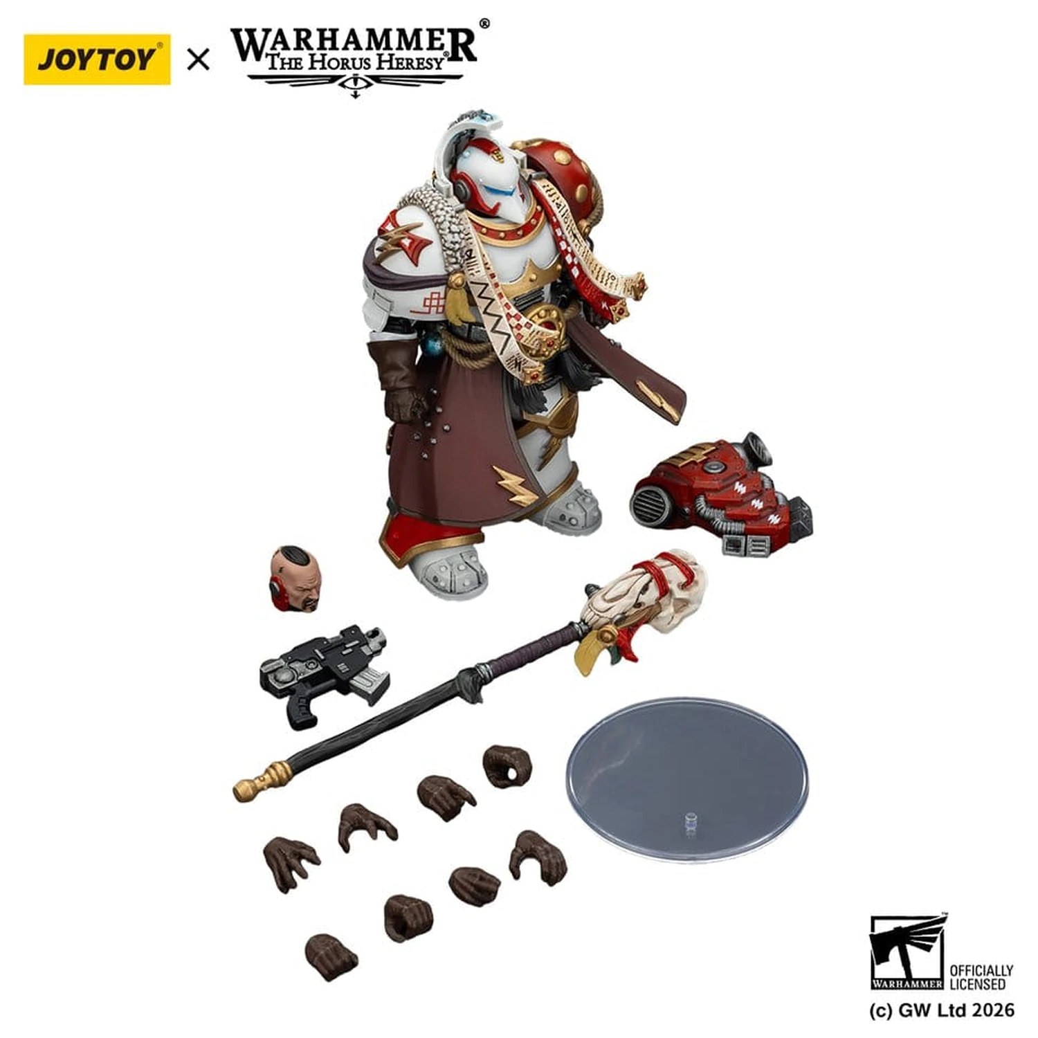 Warhammer 40,000 Figurina de actiune White Scars Stormseer Consul cu Force Staff si Bolt Pistol 12 cm poza produsului