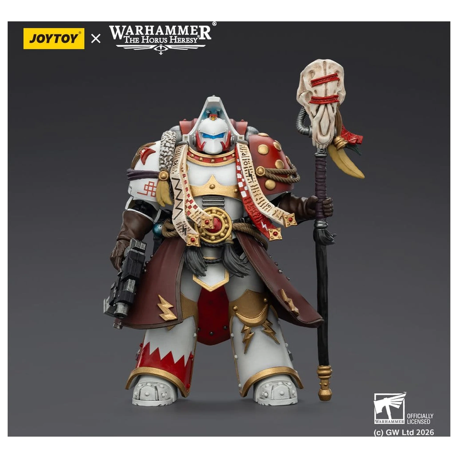 Warhammer 40,000 Figurina de actiune White Scars Stormseer Consul cu Force Staff si Bolt Pistol 12 cm poza produsului